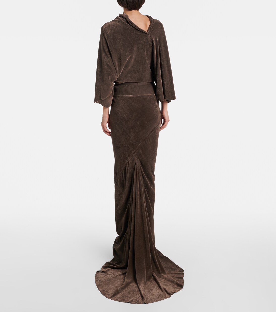 Maxirock Coda aus Samt | Rick Owens