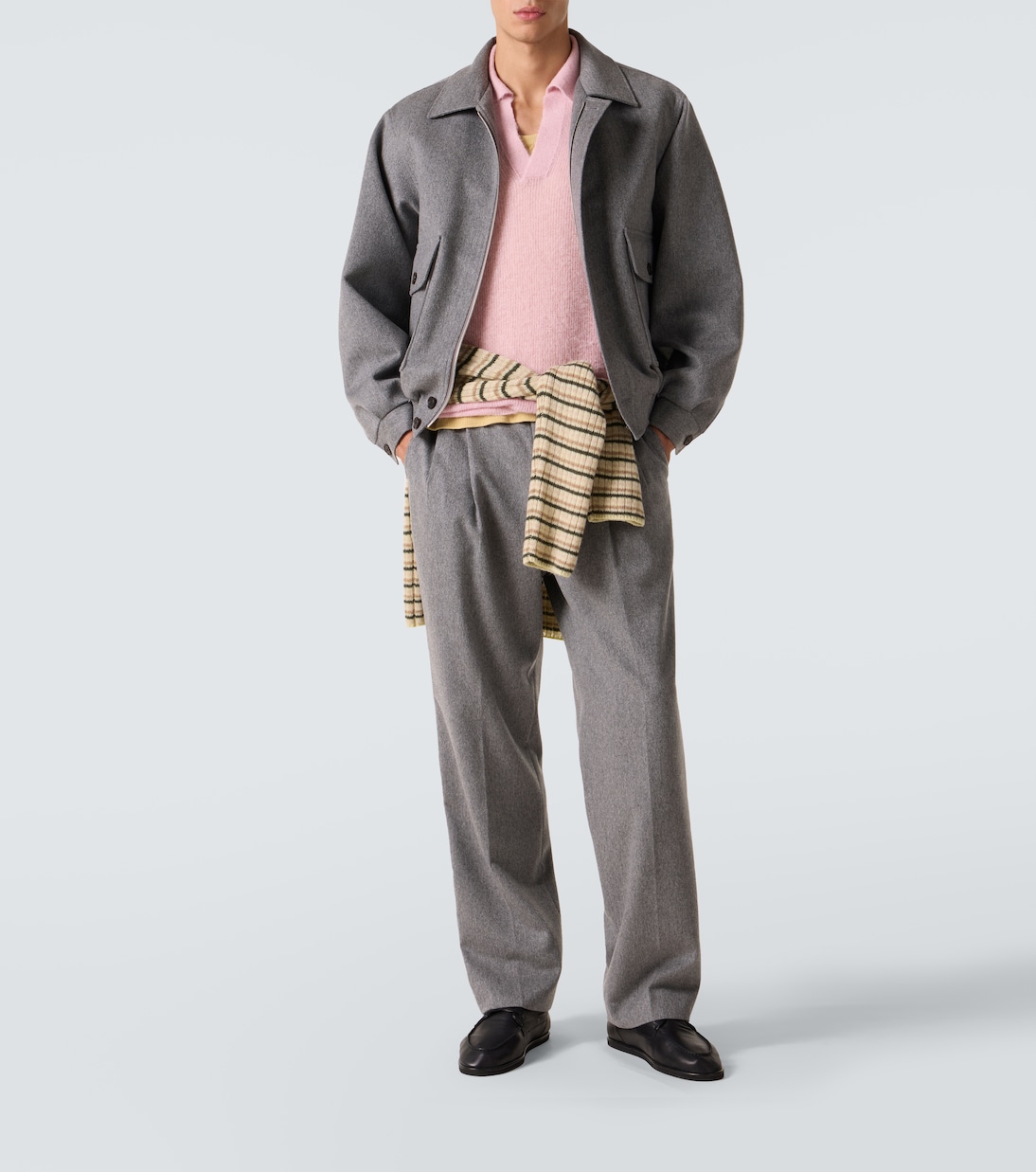 Alpaca-blend sweater | Auralee