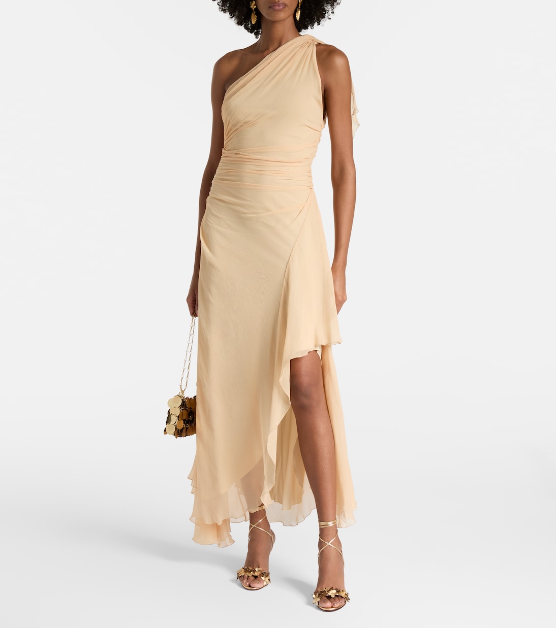 Sandalen Anista aus Metallic-Leder | Manolo Blahnik