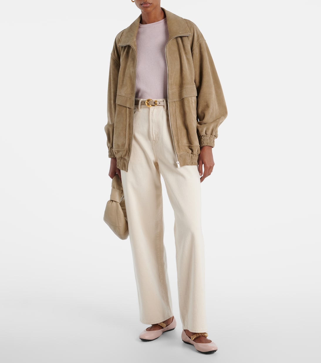 Embellished leather ballet flats | Tod's