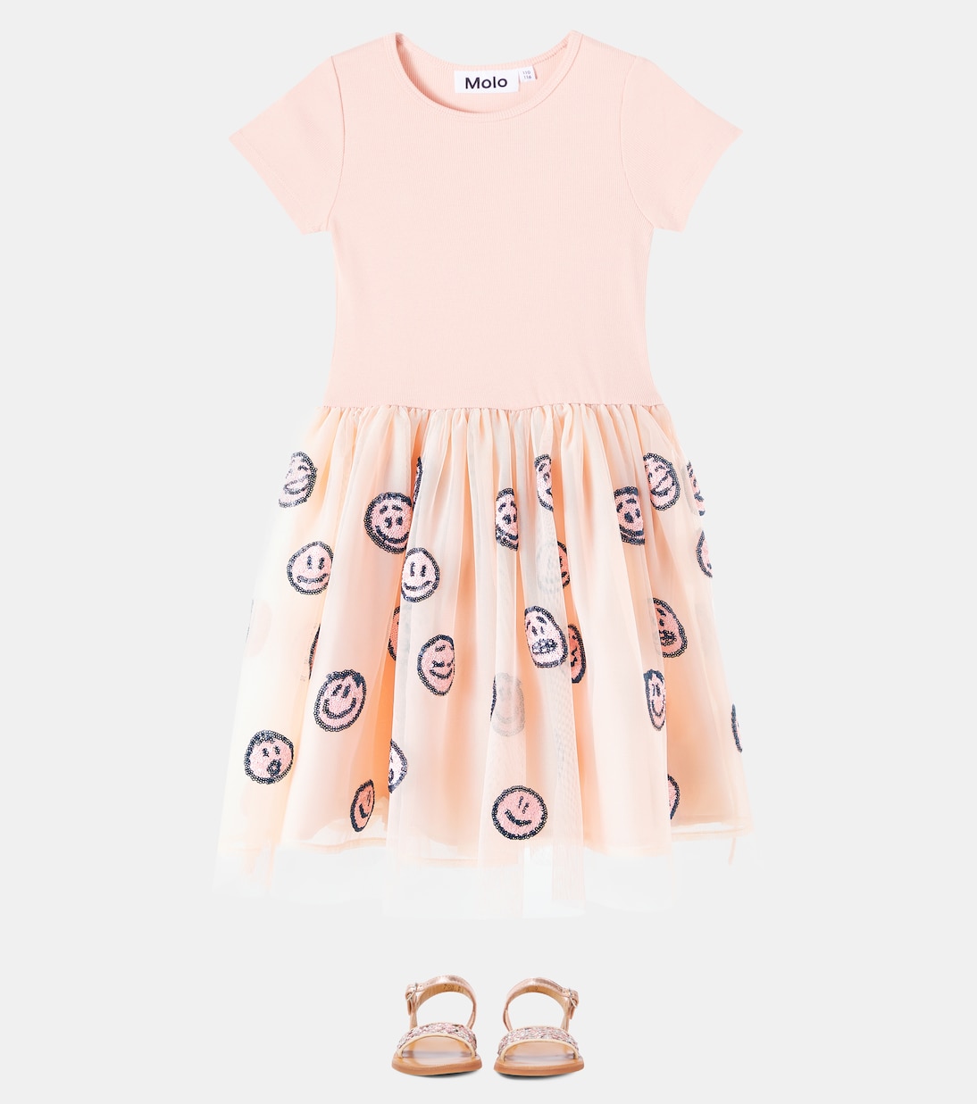 Abito Cyrusila in jersey e tulle | Molo