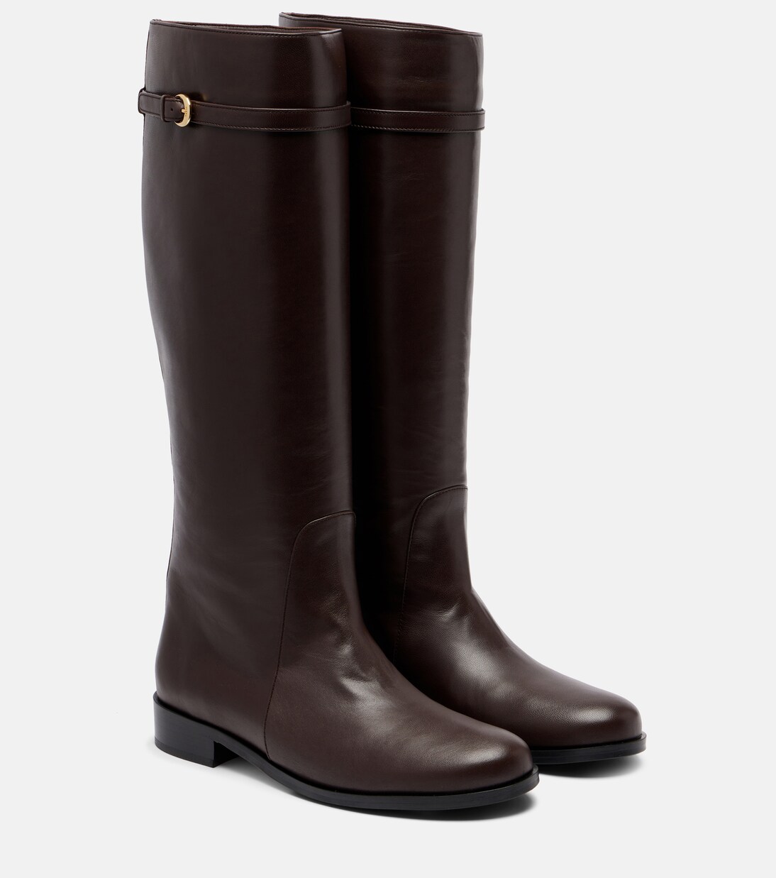 Harlow leather knee-high boots | Staud