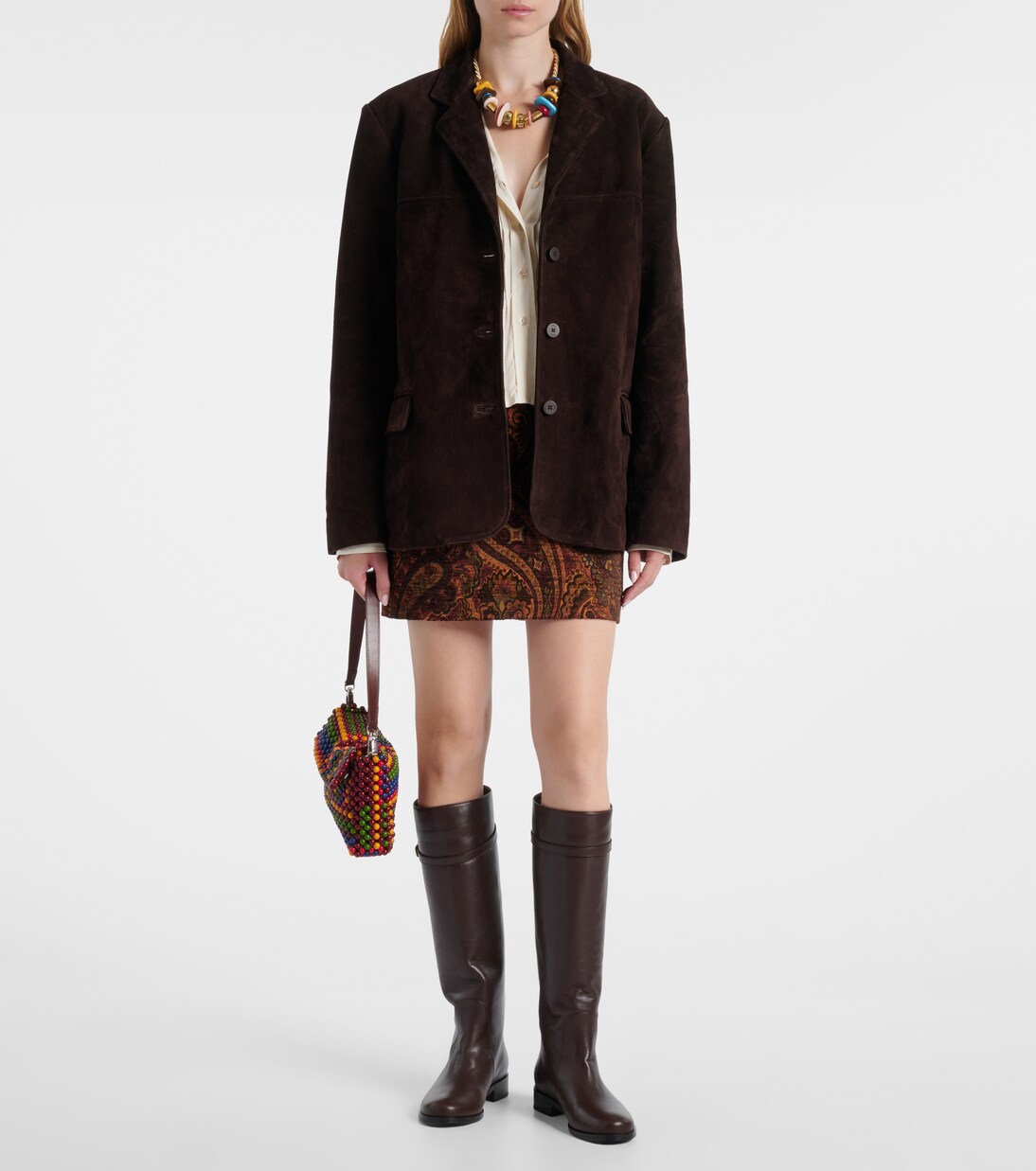 Harlow leather knee-high boots | Staud