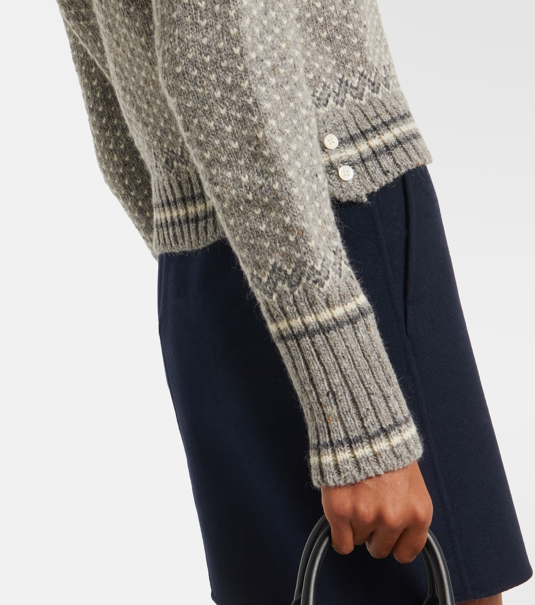 Wool and mohair cardigan | Thom Browne