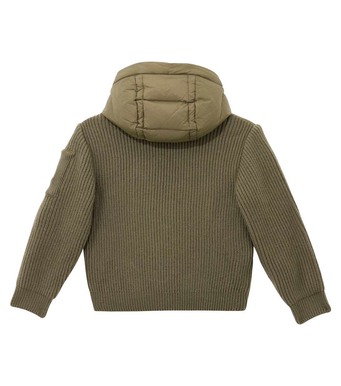 Lens ribbed-knit down jacket | C.P. Company Kids