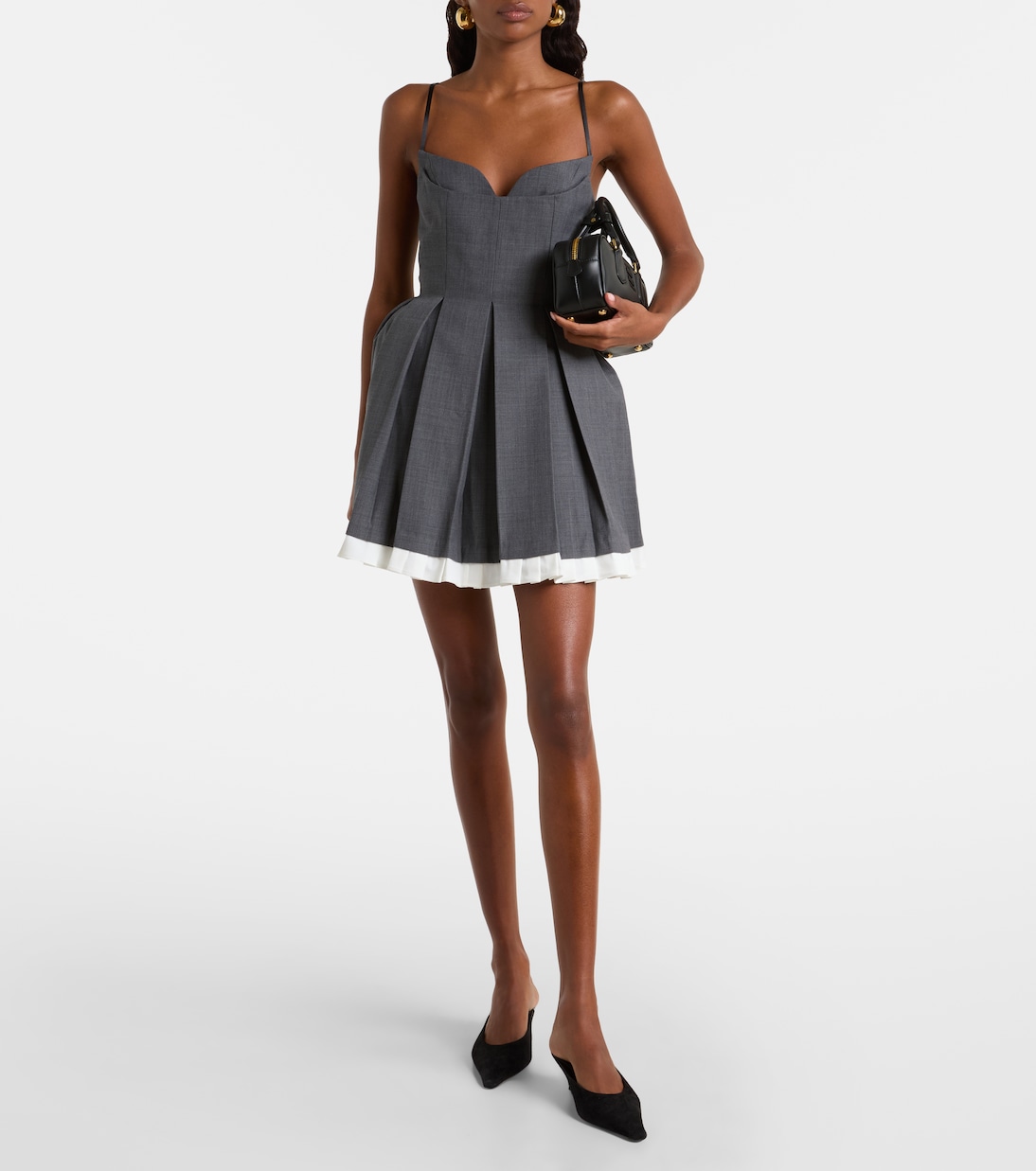 Abito corto a pieghe | Shushu/Tong