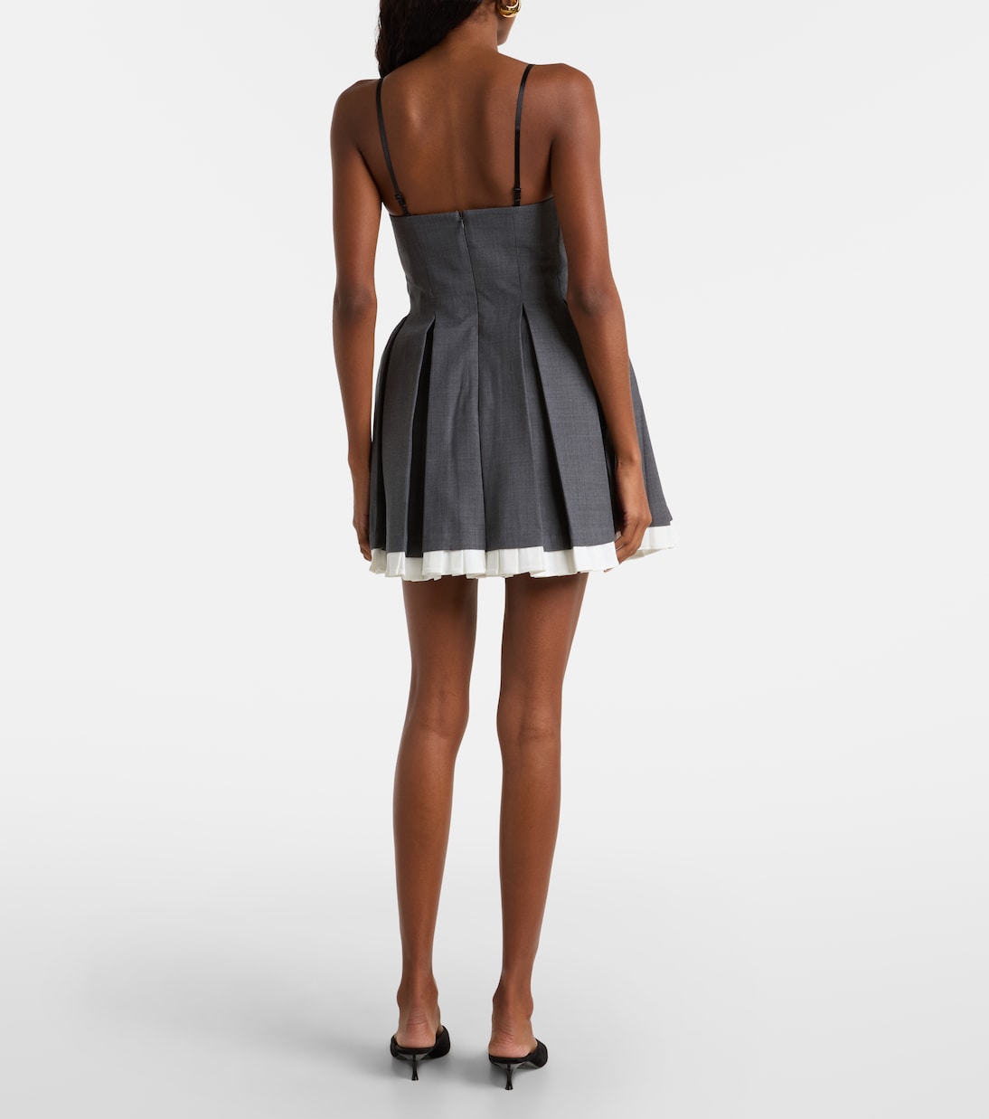 Abito corto a pieghe | Shushu/Tong