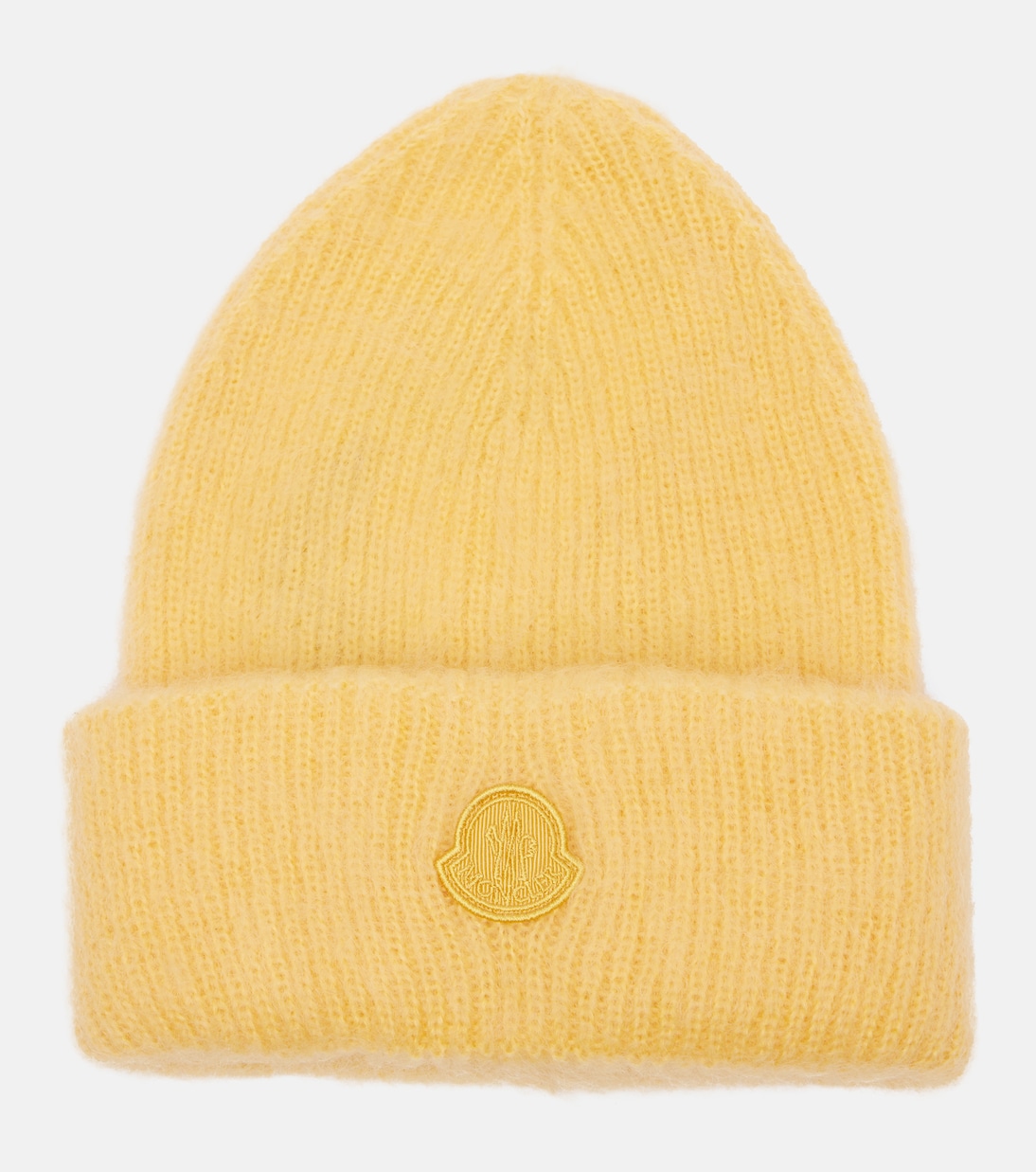 Logo mohair and wool-blend beanie | Moncler