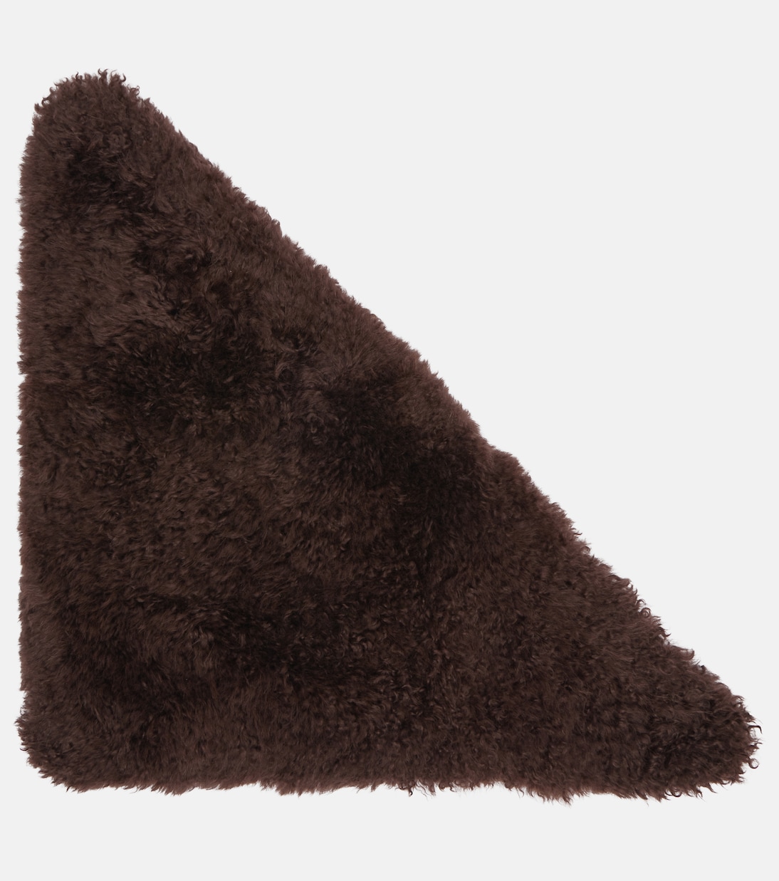 Shearling and wool scarf | Yves Salomon