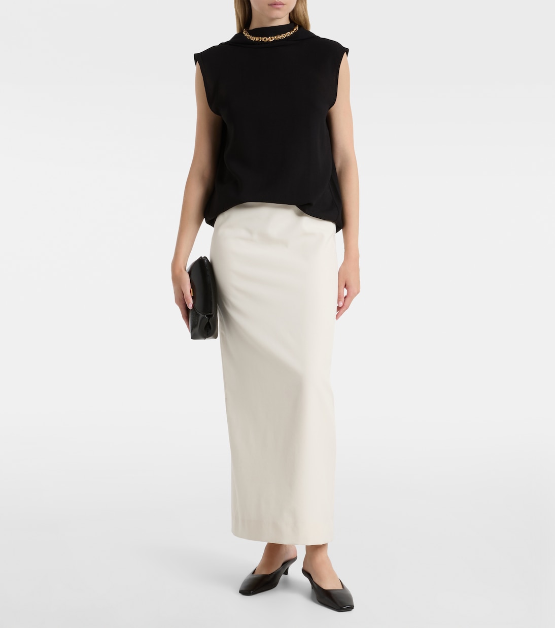 Maxirock aus Schurwolle | Toteme