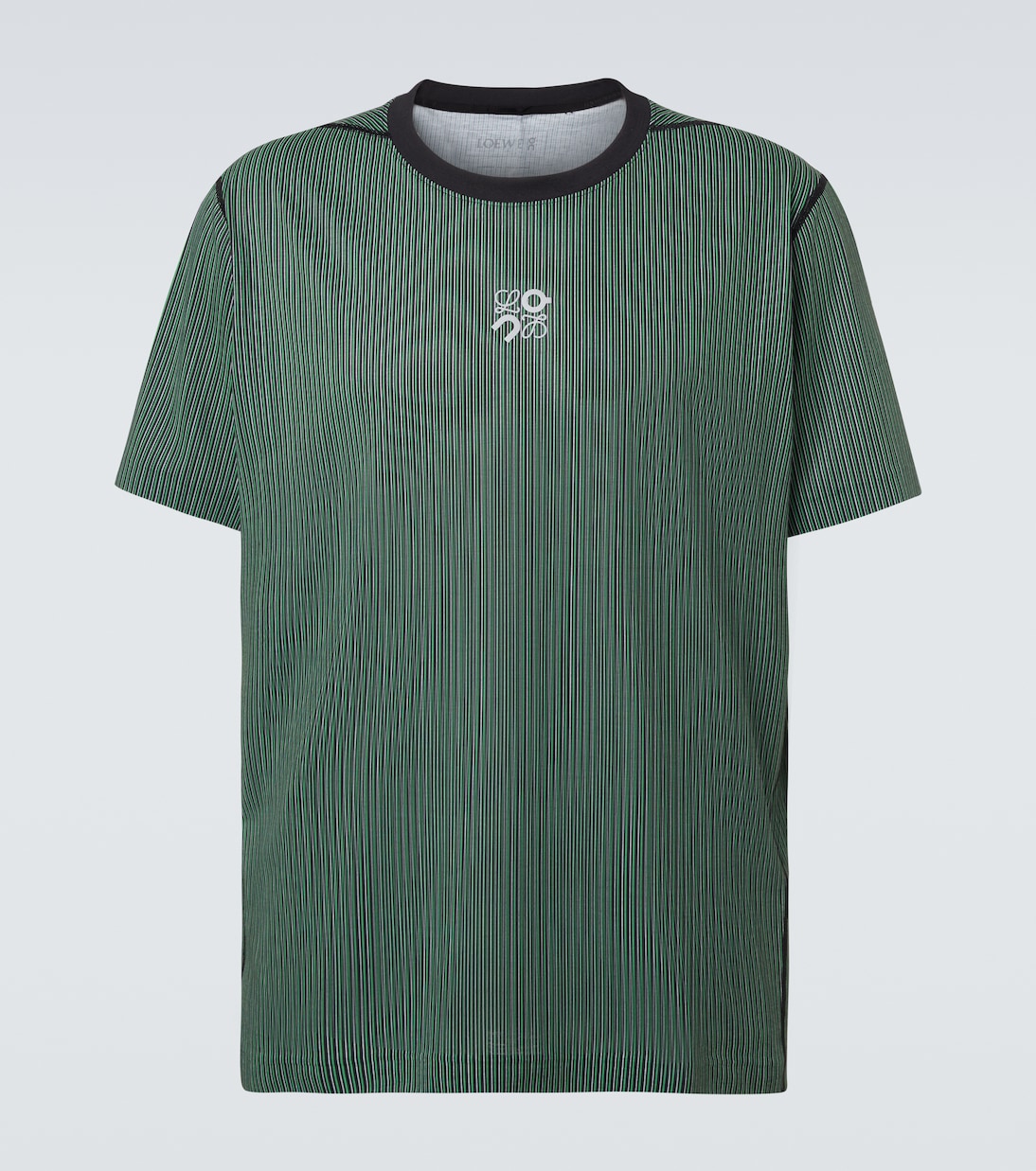 x On striped technical jersey T-shirt | Loewe