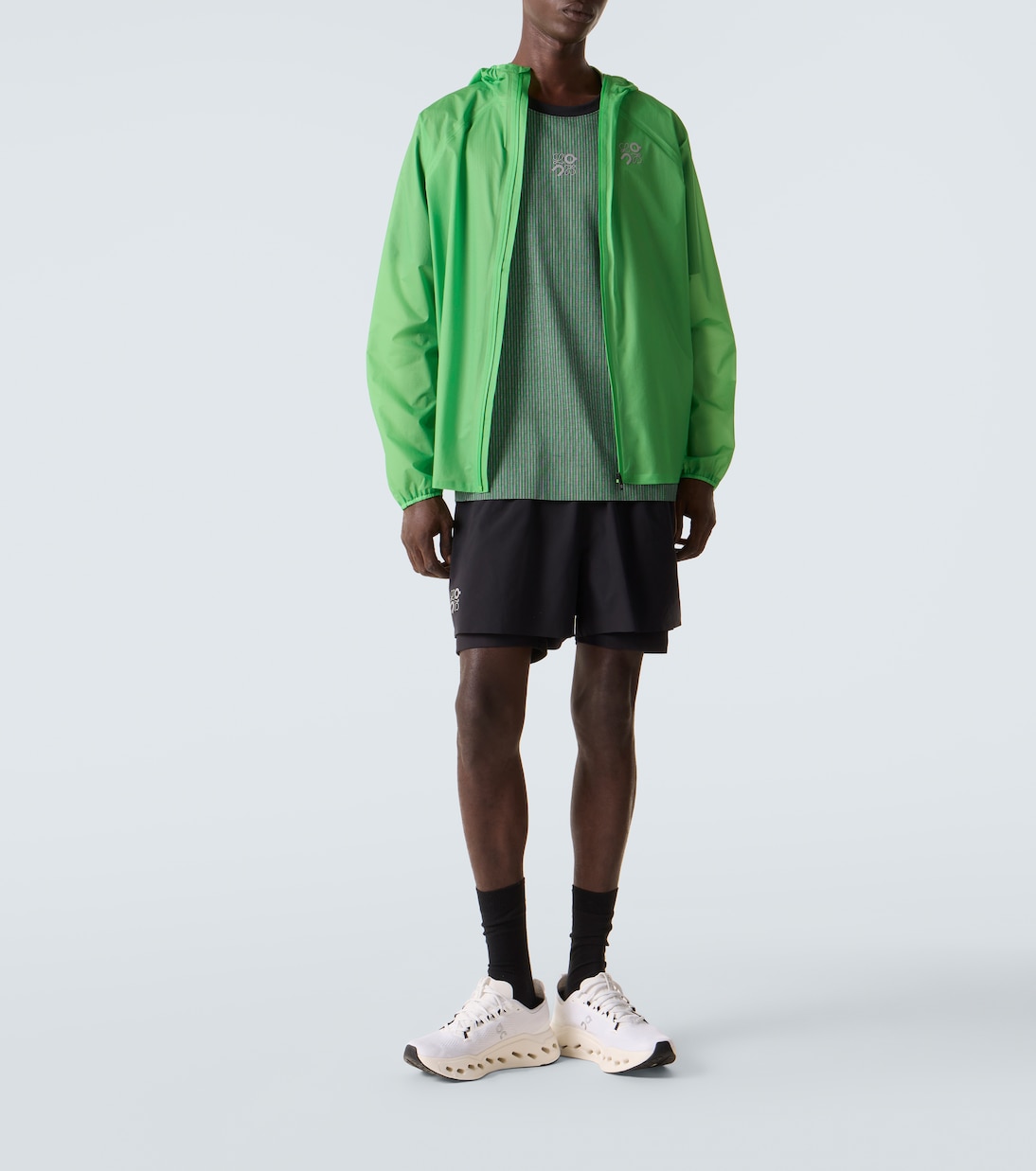 x On striped technical jersey T-shirt | Loewe