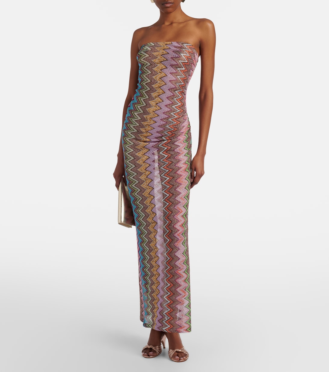 Zigzag lamé minidress | Missoni