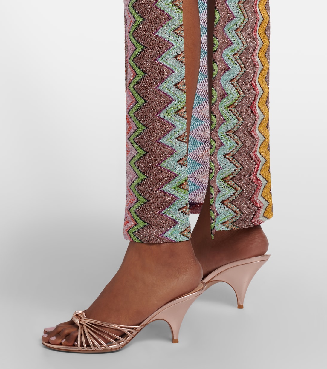 Zigzag lamé minidress | Missoni