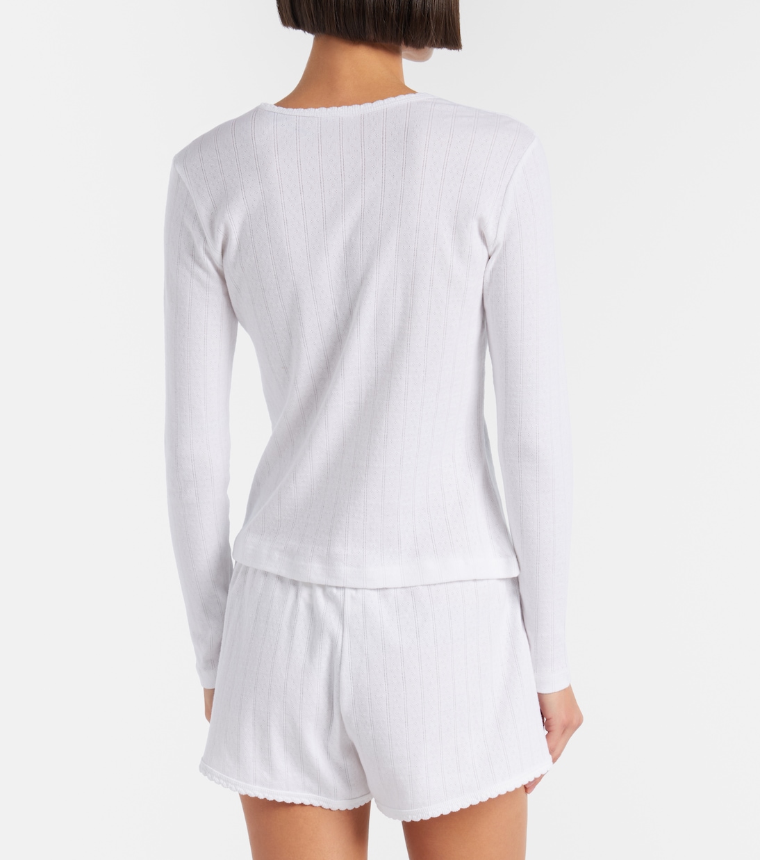Top Henley en coton | Leset
