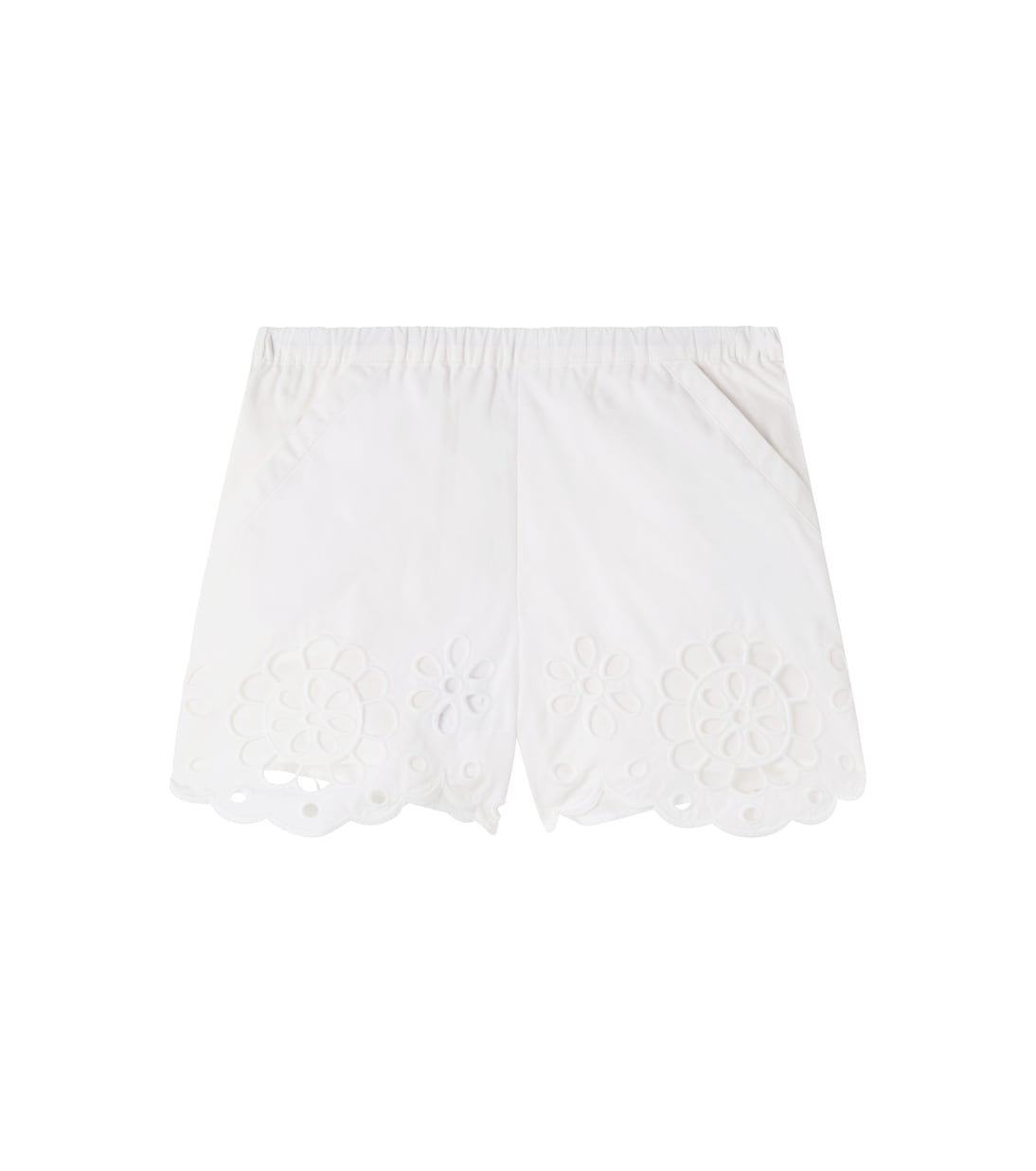 Bestickte Shorts Awaken aus Baumwolle | Zimmermann Kids