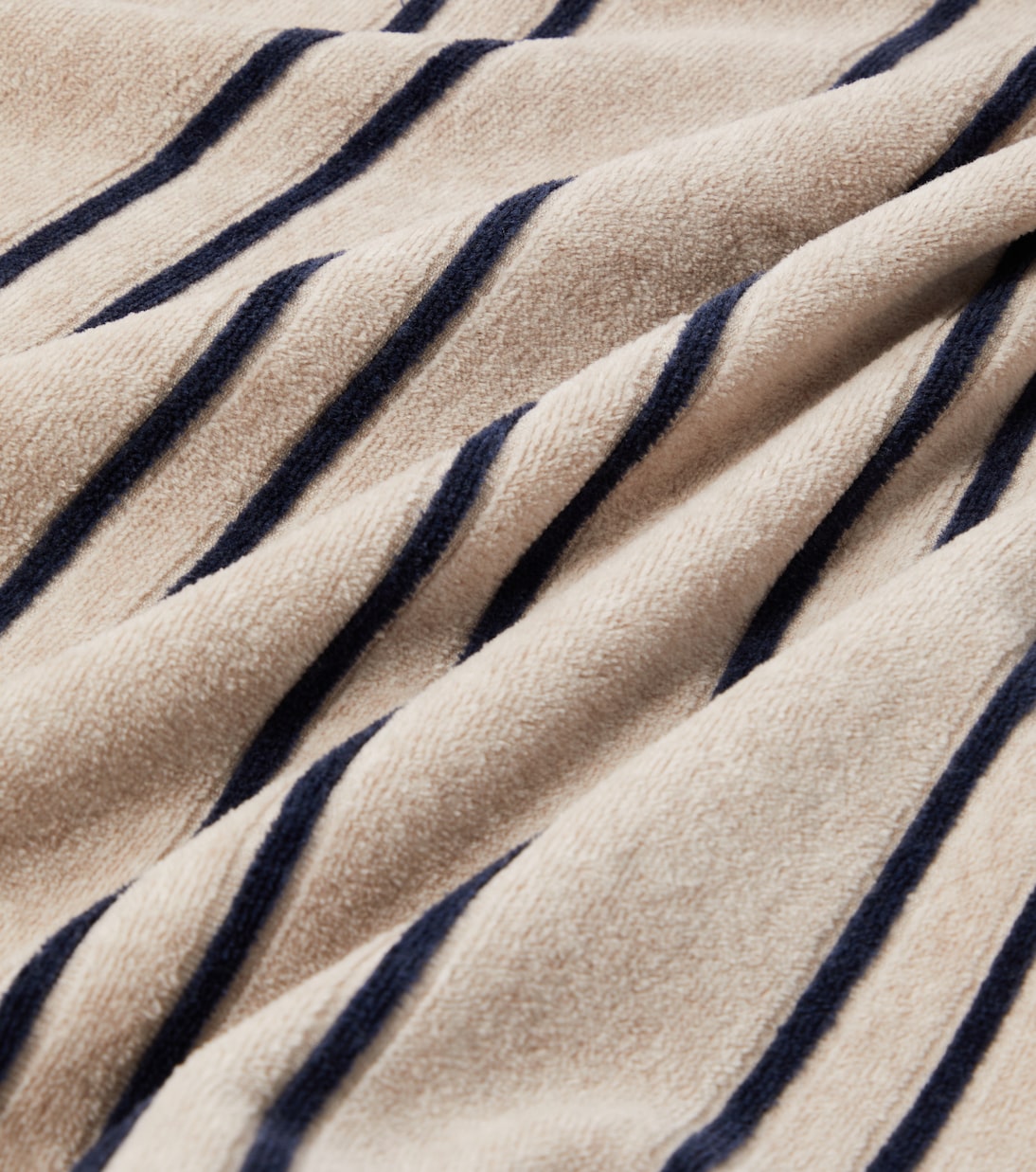 Serviette de plage rayée en coton | Brunello Cucinelli