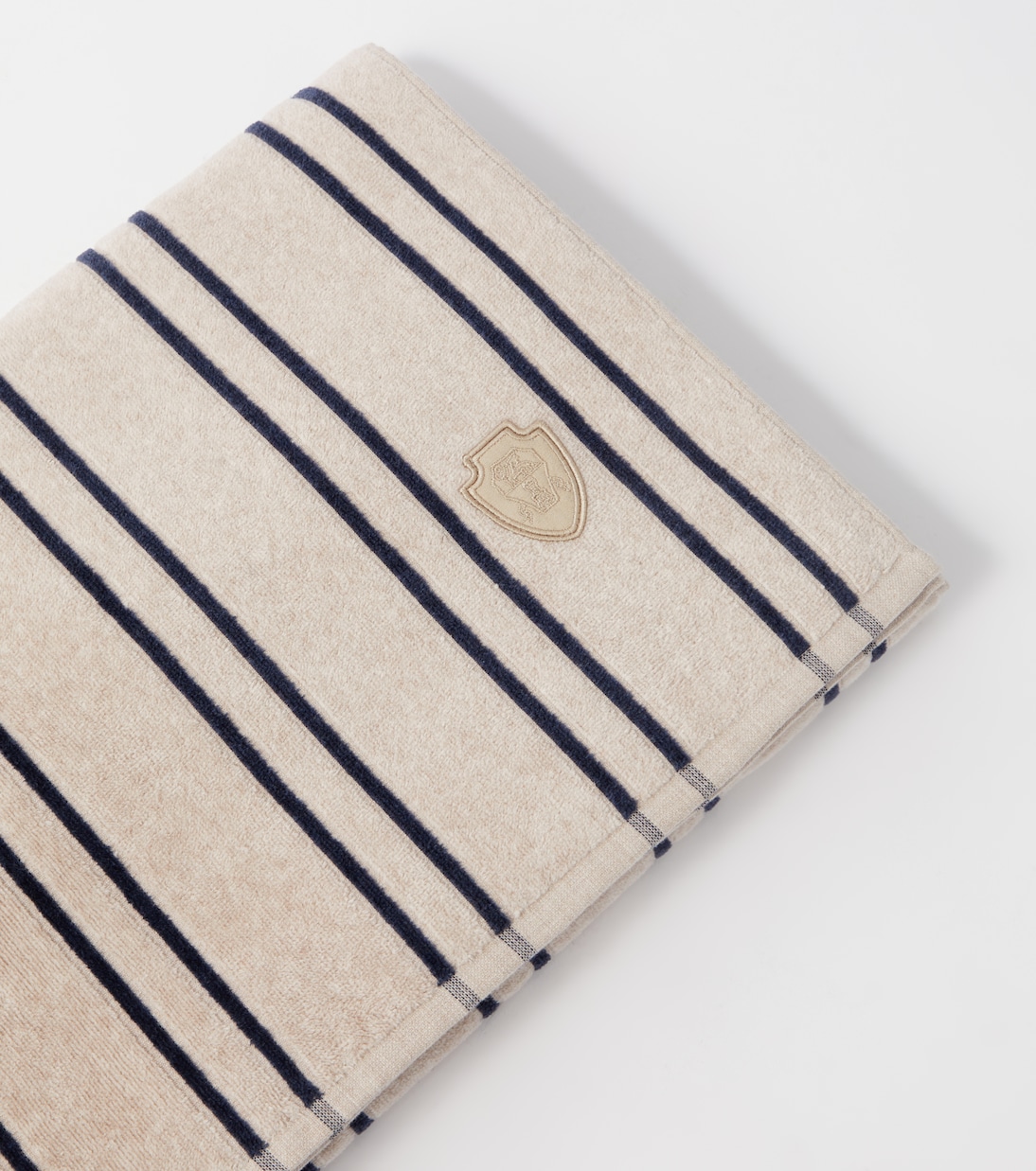 Serviette de plage rayée en coton | Brunello Cucinelli