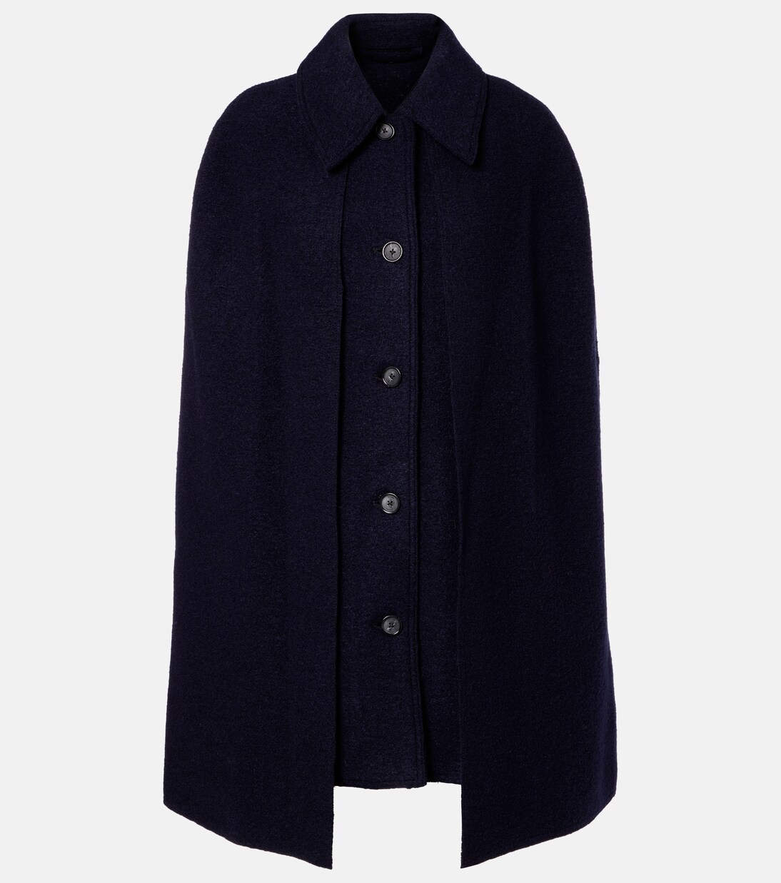  Wool bouclé cape | Toteme