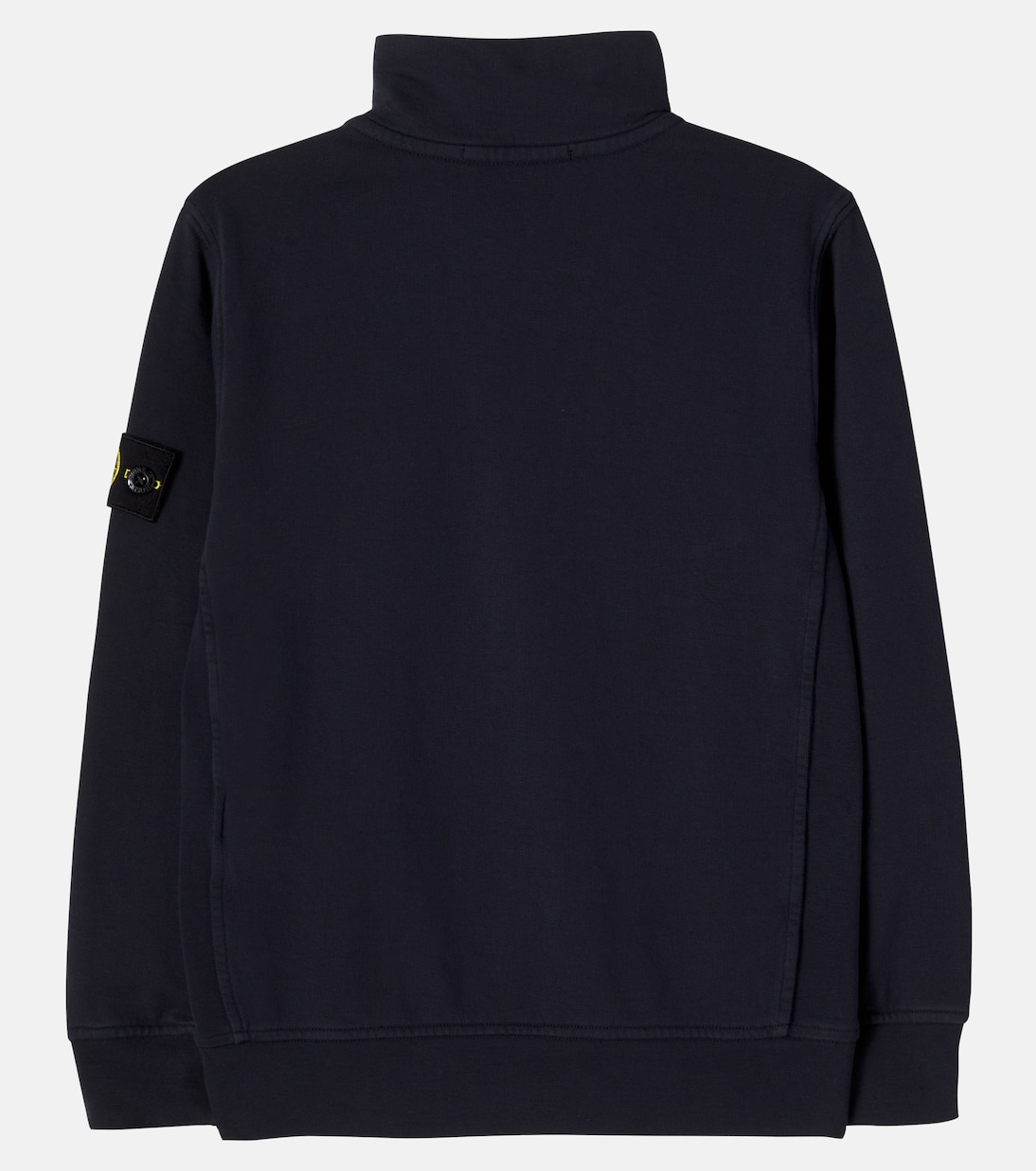 Compass cotton jersey half-zip sweatshirt | Stone Island Junior