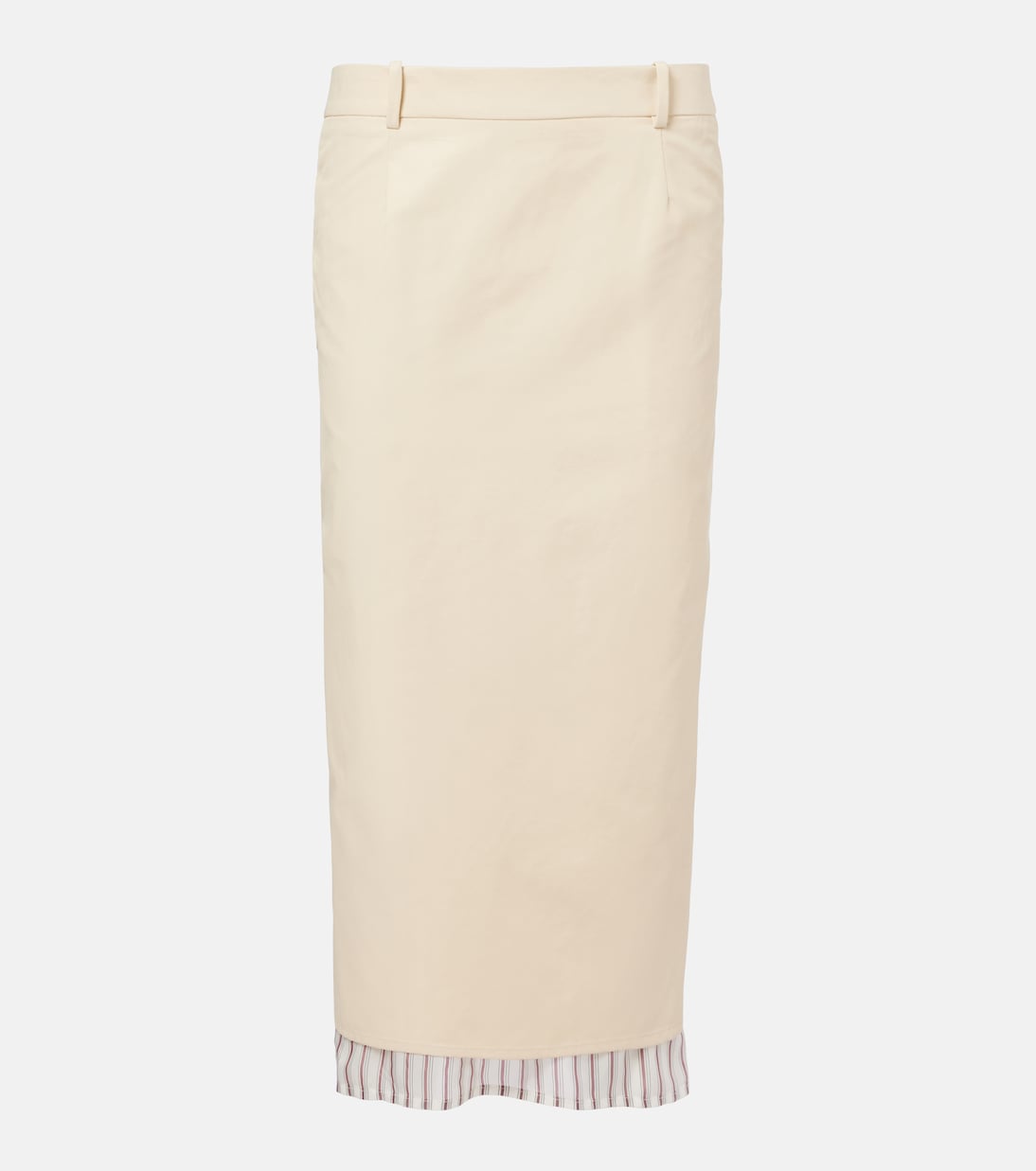 Cotton-blend pencil skirt | The Attico
