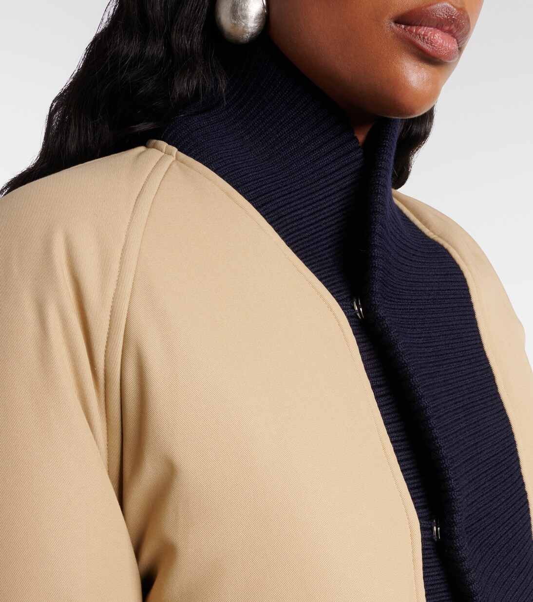 Cropped cotton bomber jacket  | Jean Paul Gaultier