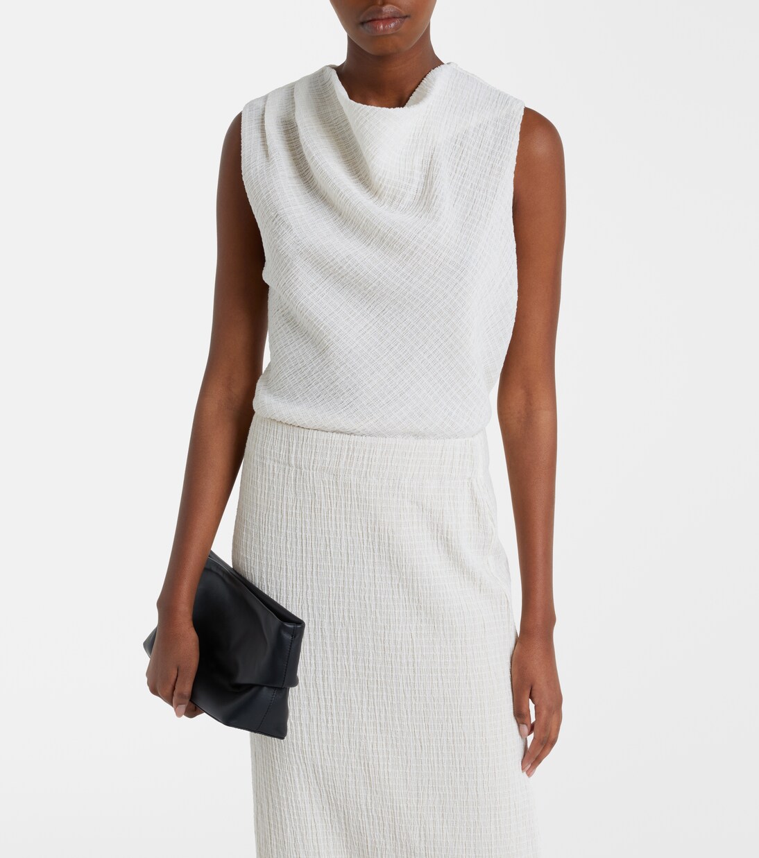 Draped knitted top | Vince