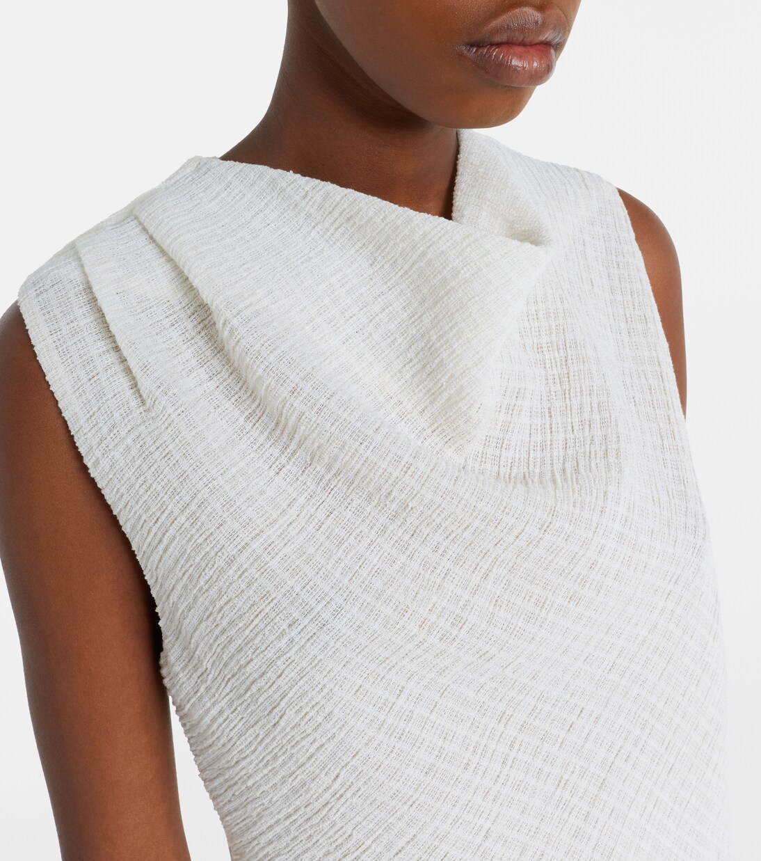 Draped knitted top | Vince
