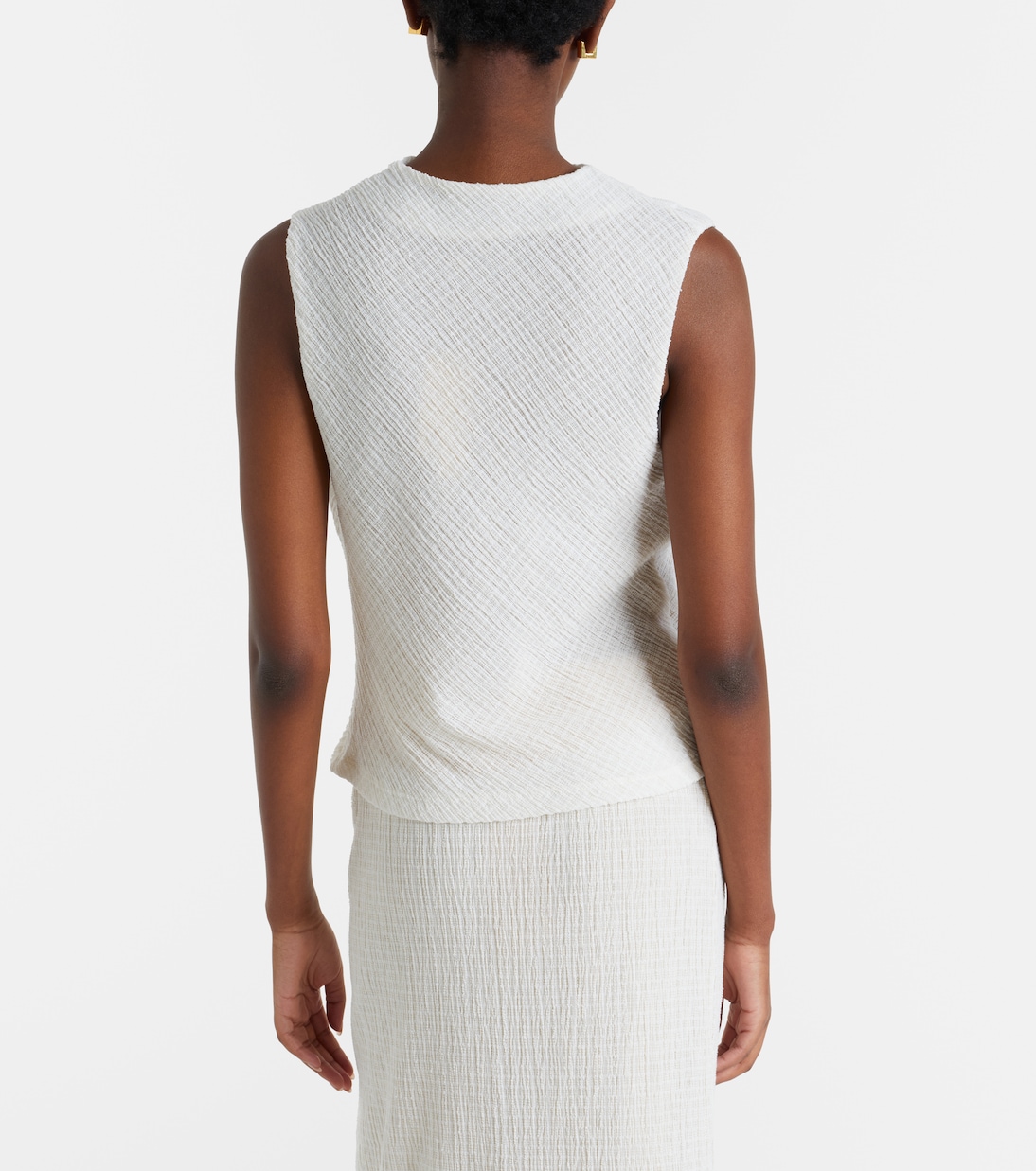 Draped knitted top | Vince