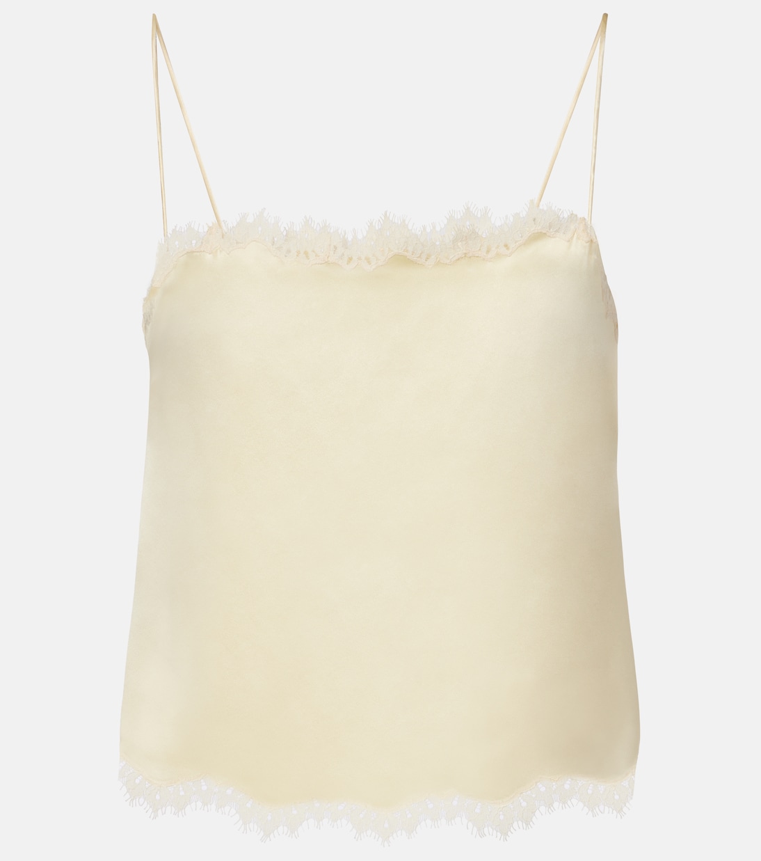 Top Loure aus Seide mit Spitze | Dôen