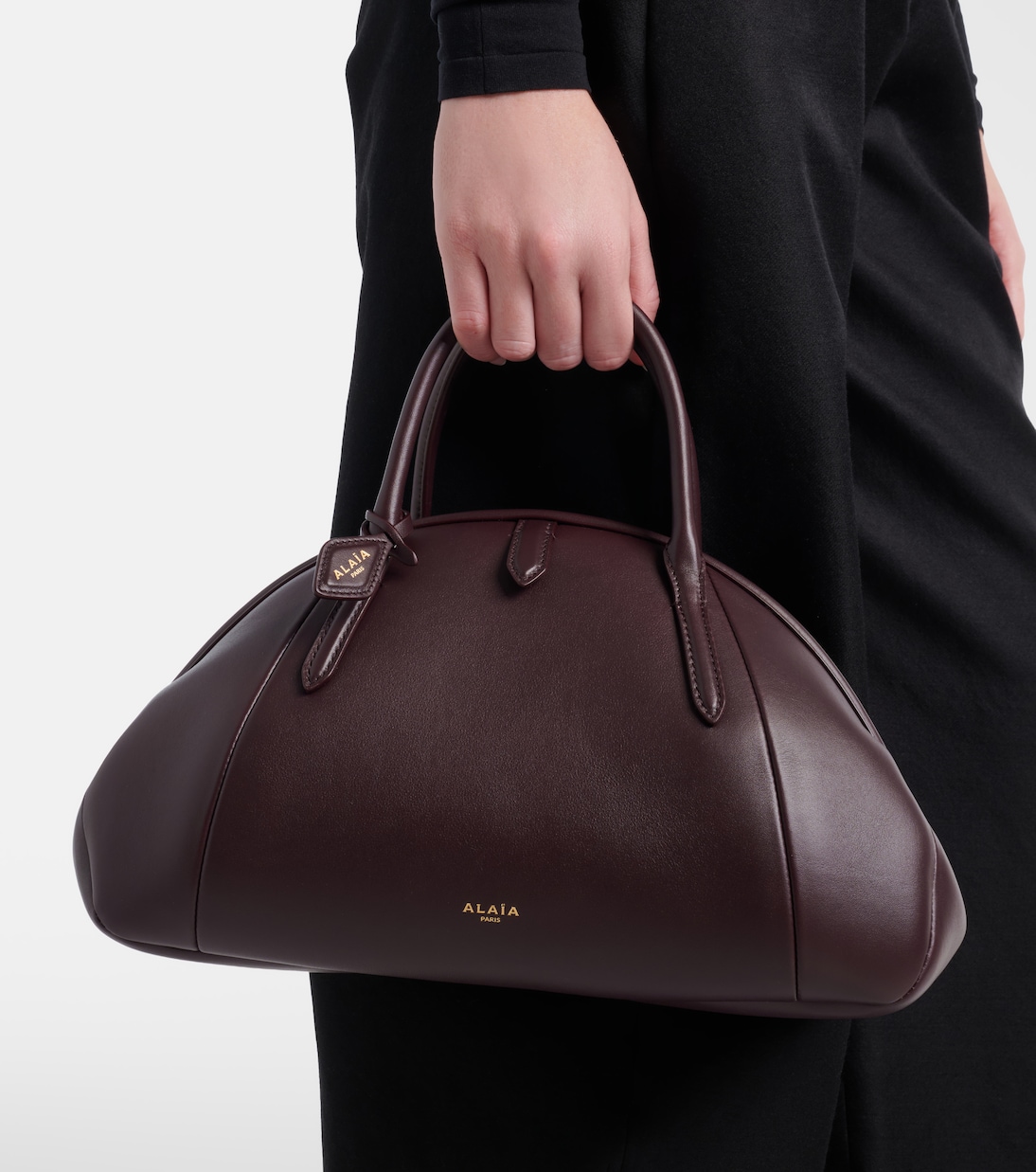 Purse Small leather top-handle bag | Alaïa