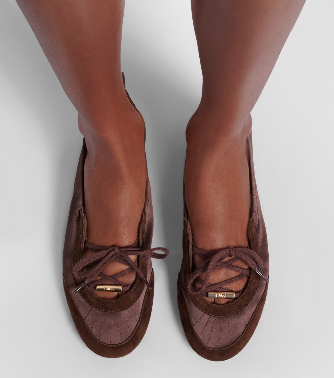 Ballerinas Chloé Kick mit Veloursleder | Chloé