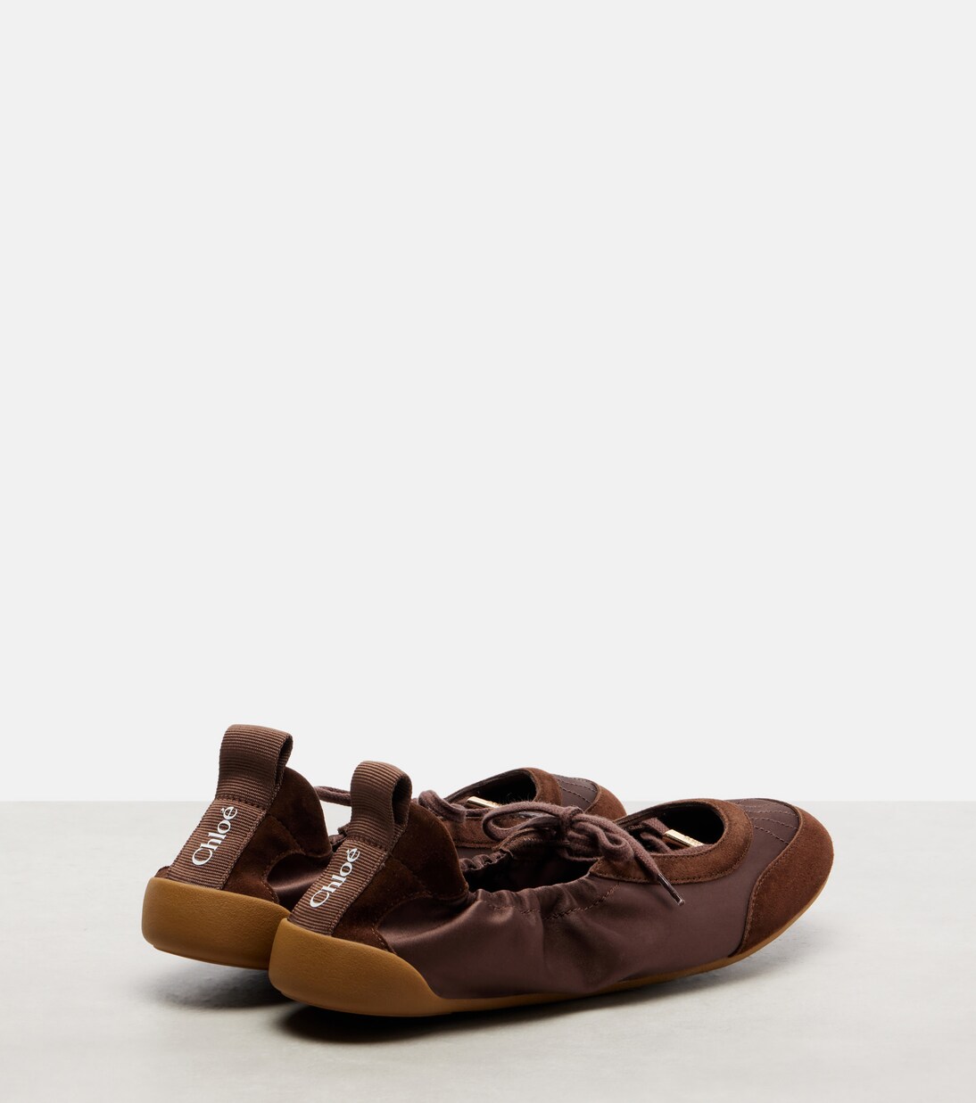 Ballerinas Chloé Kick mit Veloursleder | Chloé