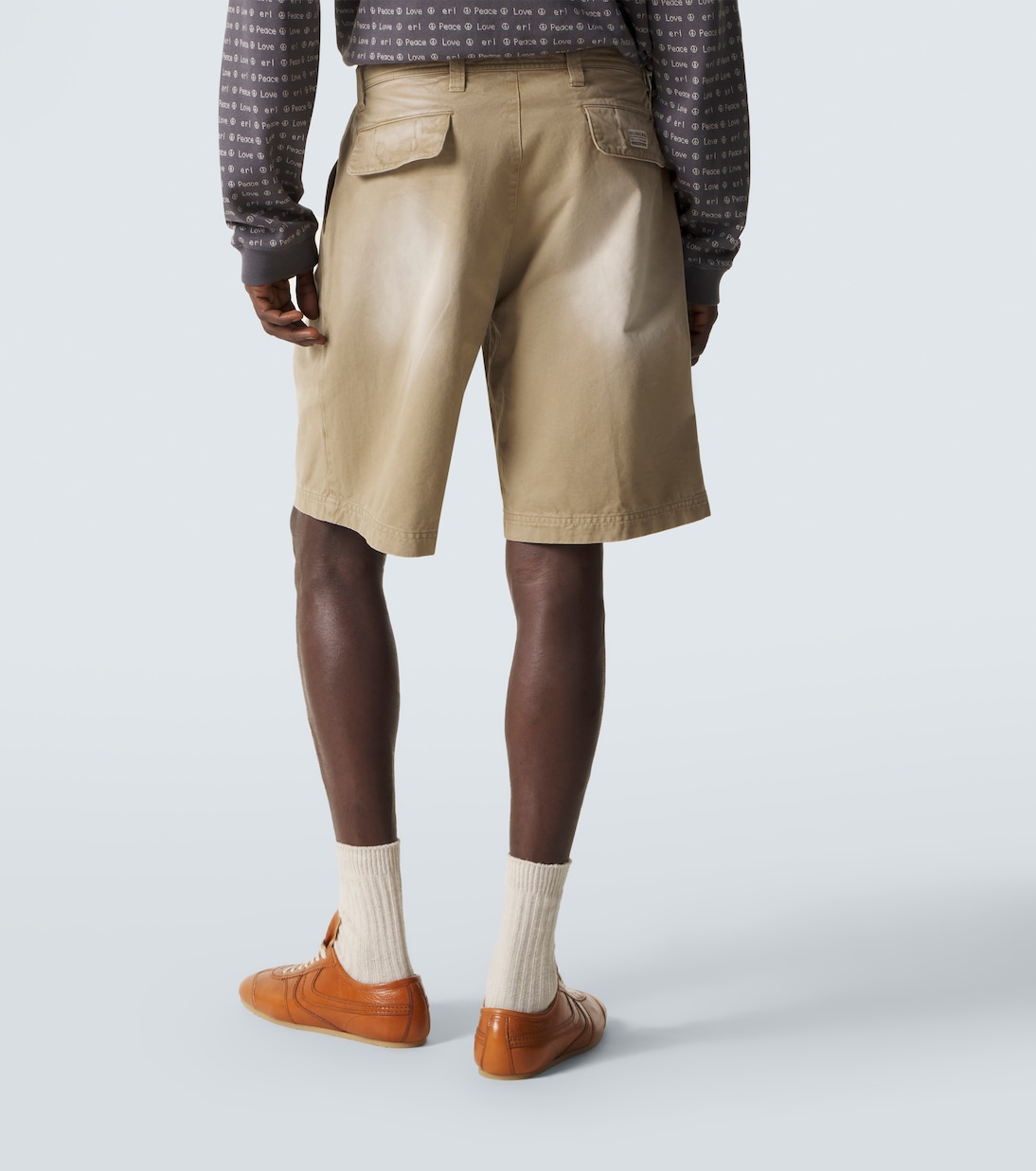Bermuda-Shorts aus Baumwoll-Twill | ERL