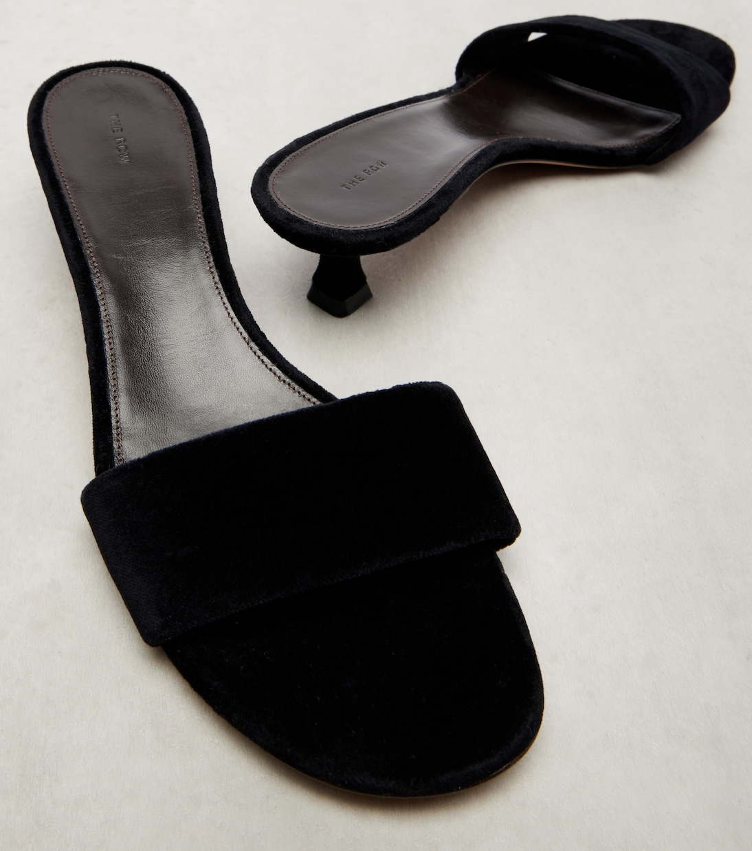 Combo leather slides | The Row