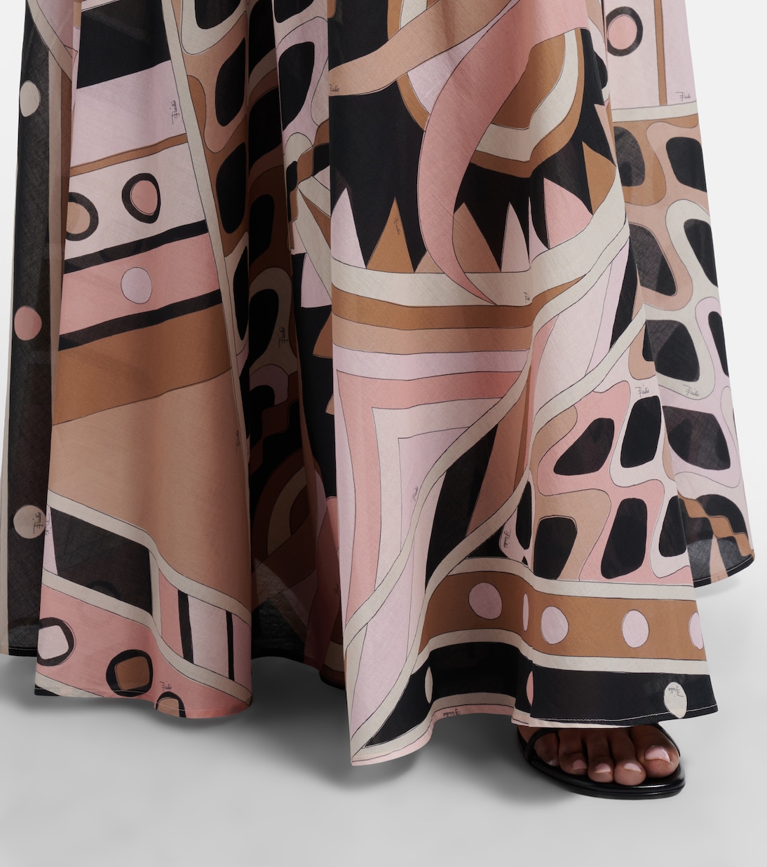Vivara cotton muslin maxi skirt | Pucci
