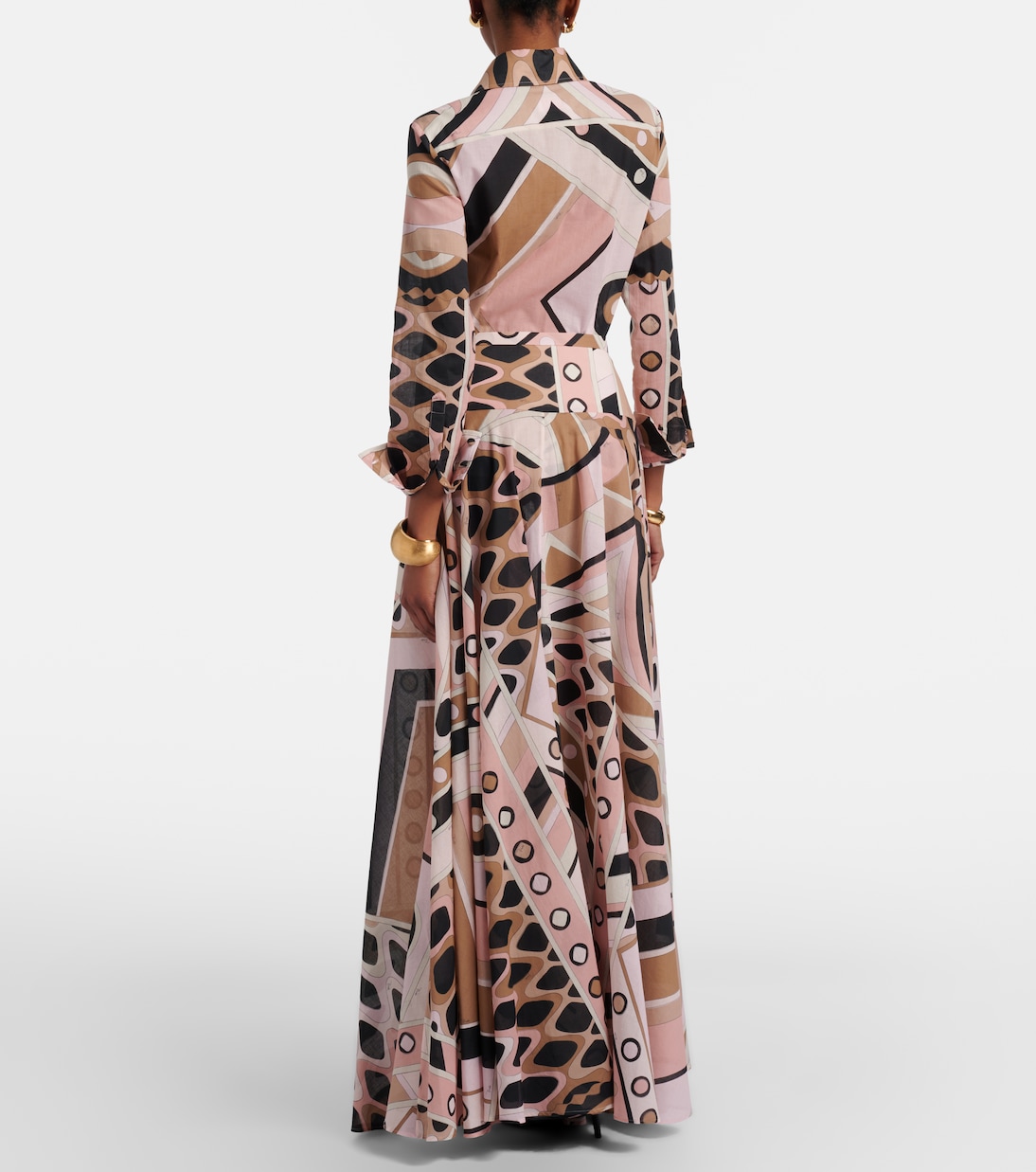 Vivara cotton muslin maxi skirt | Pucci