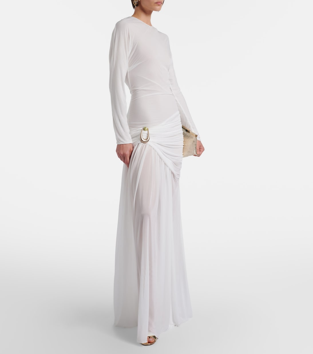 Stone Pin draped jersey gown | Christopher Esber