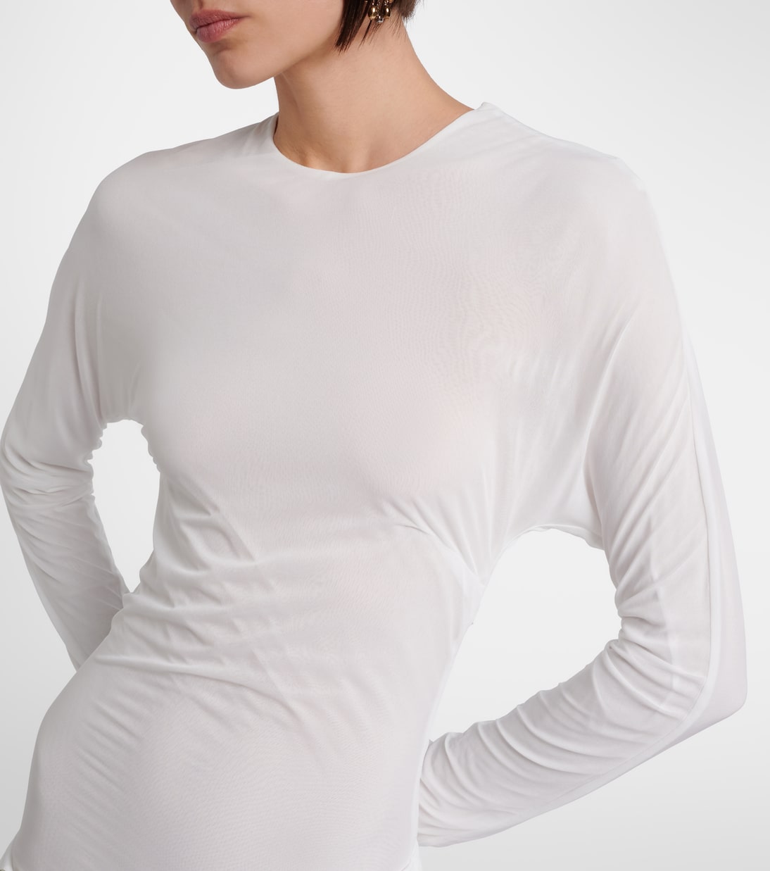 Stone Pin draped jersey gown | Christopher Esber