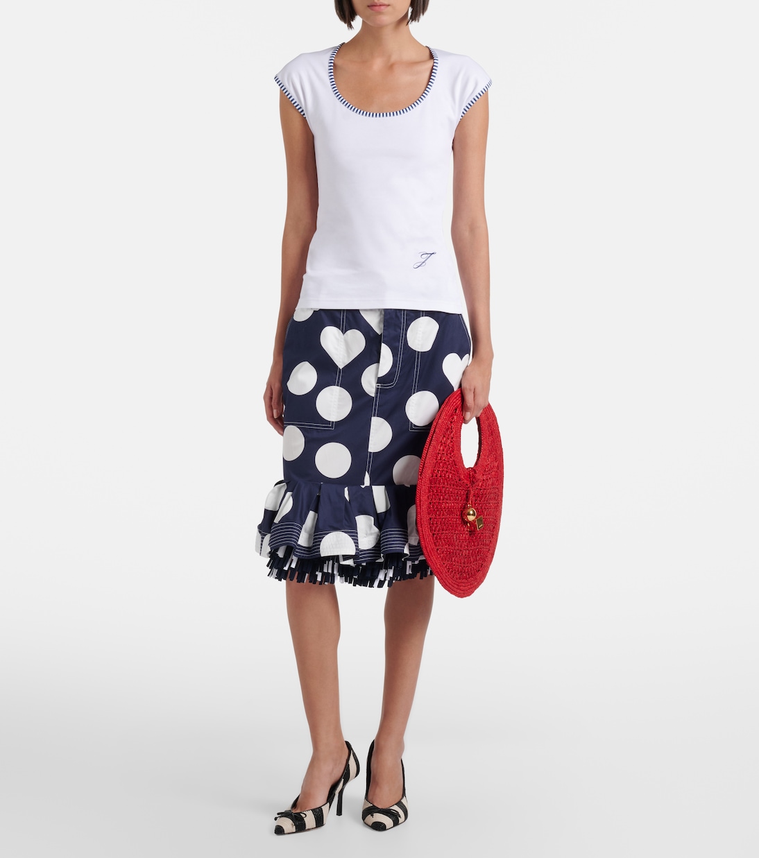 Spiaggia Small raffia top-handle bag | Jacquemus