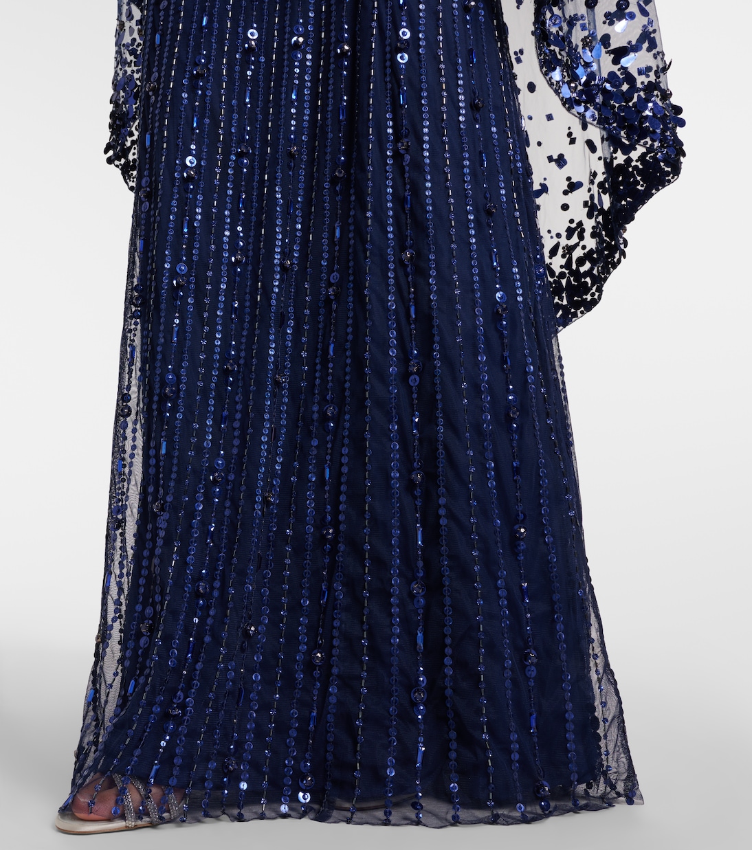 Caped embellished gown | Jenny Packham