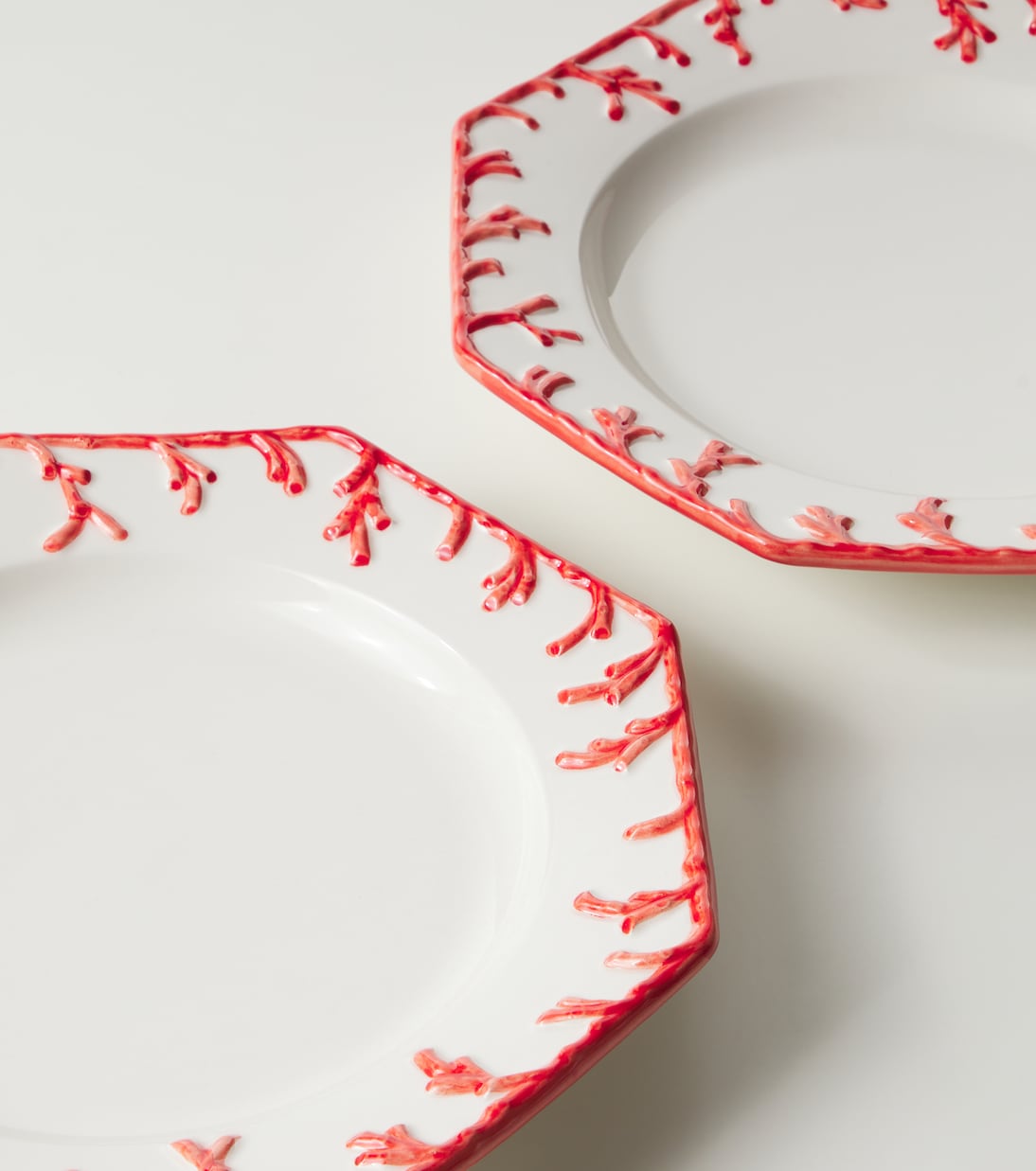 Set of 4 ceramic dinner plates | Les-Ottomans