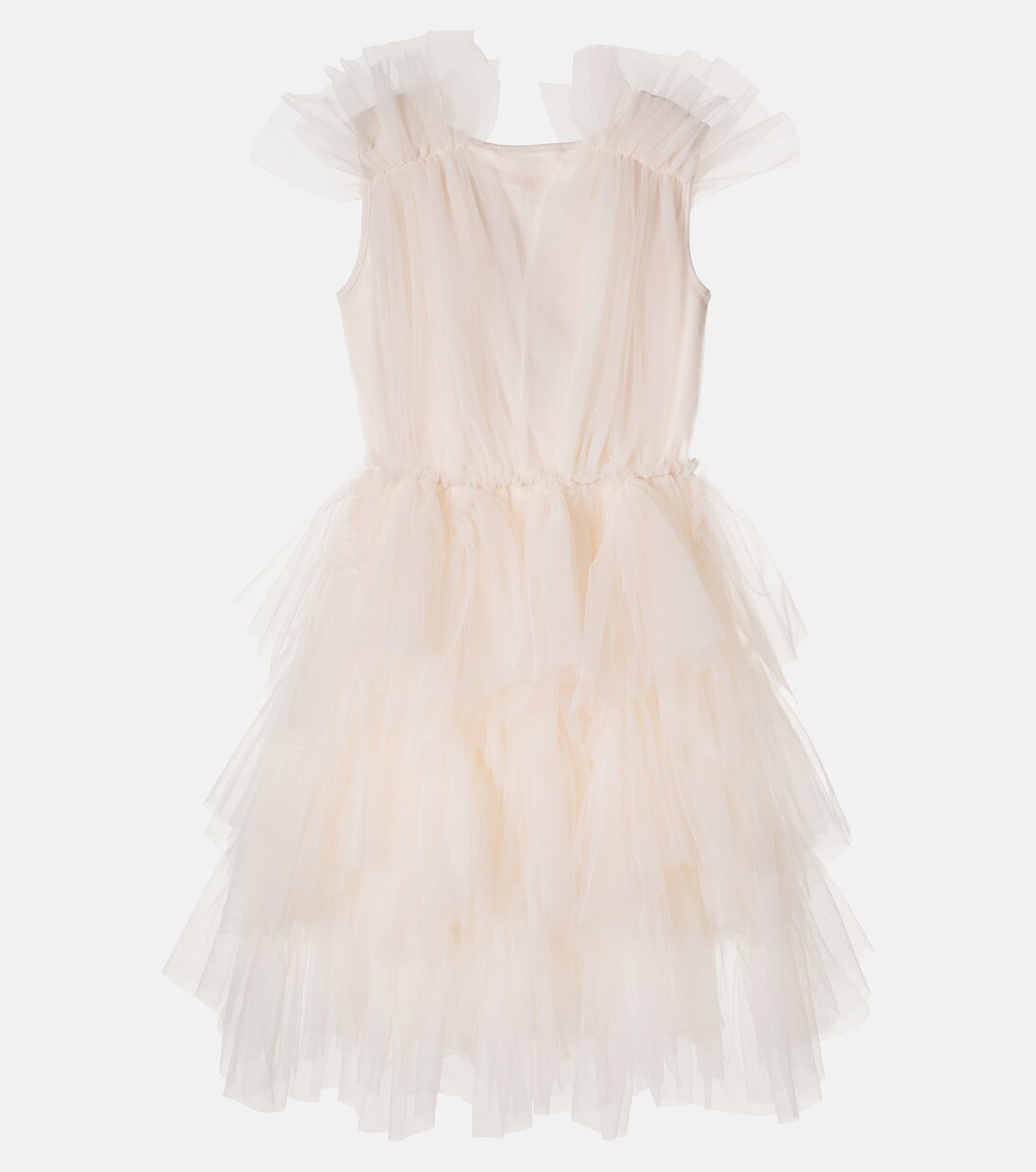 Vestido Etching de tul adornado con algodón | Tutu Du Monde