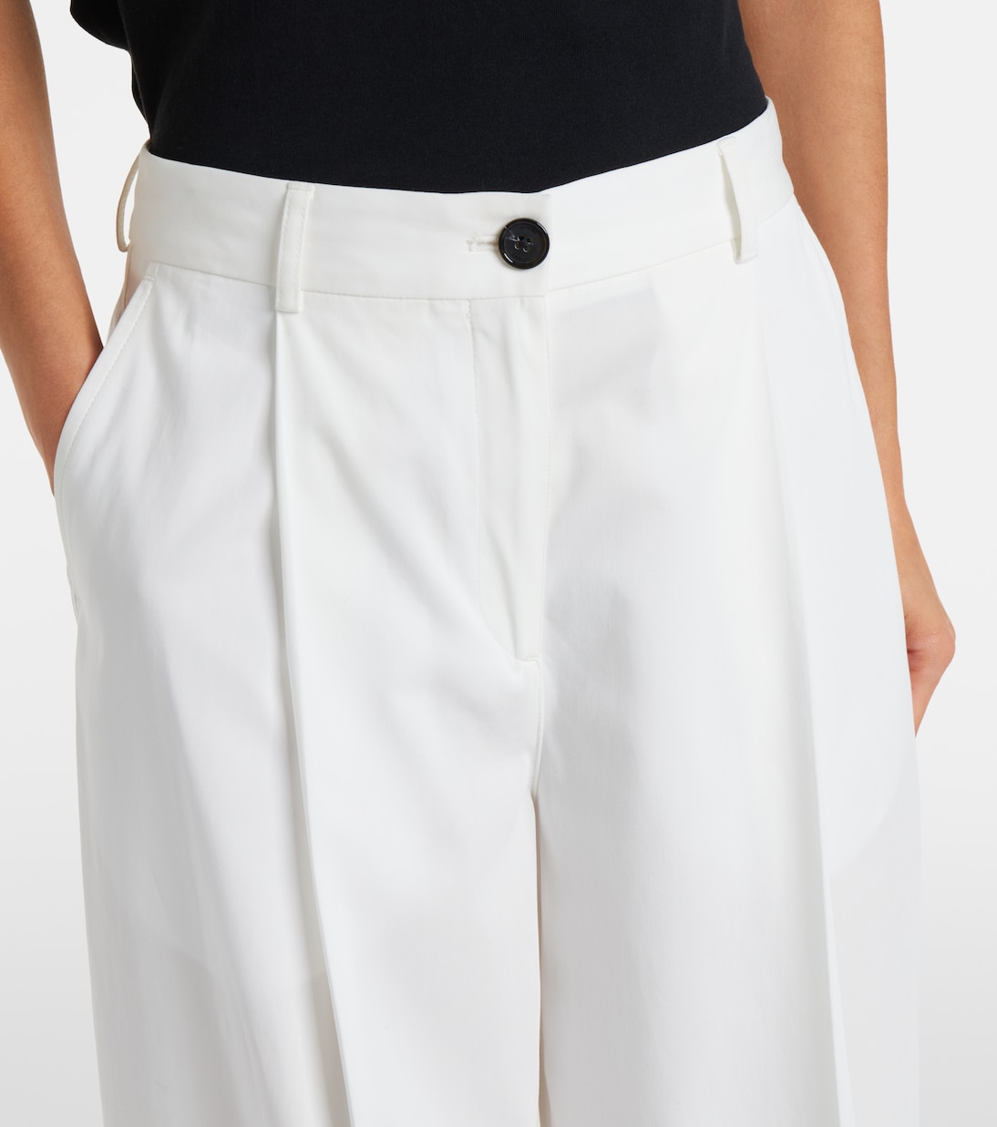 Weite Hose aus Baumwolle | Toteme