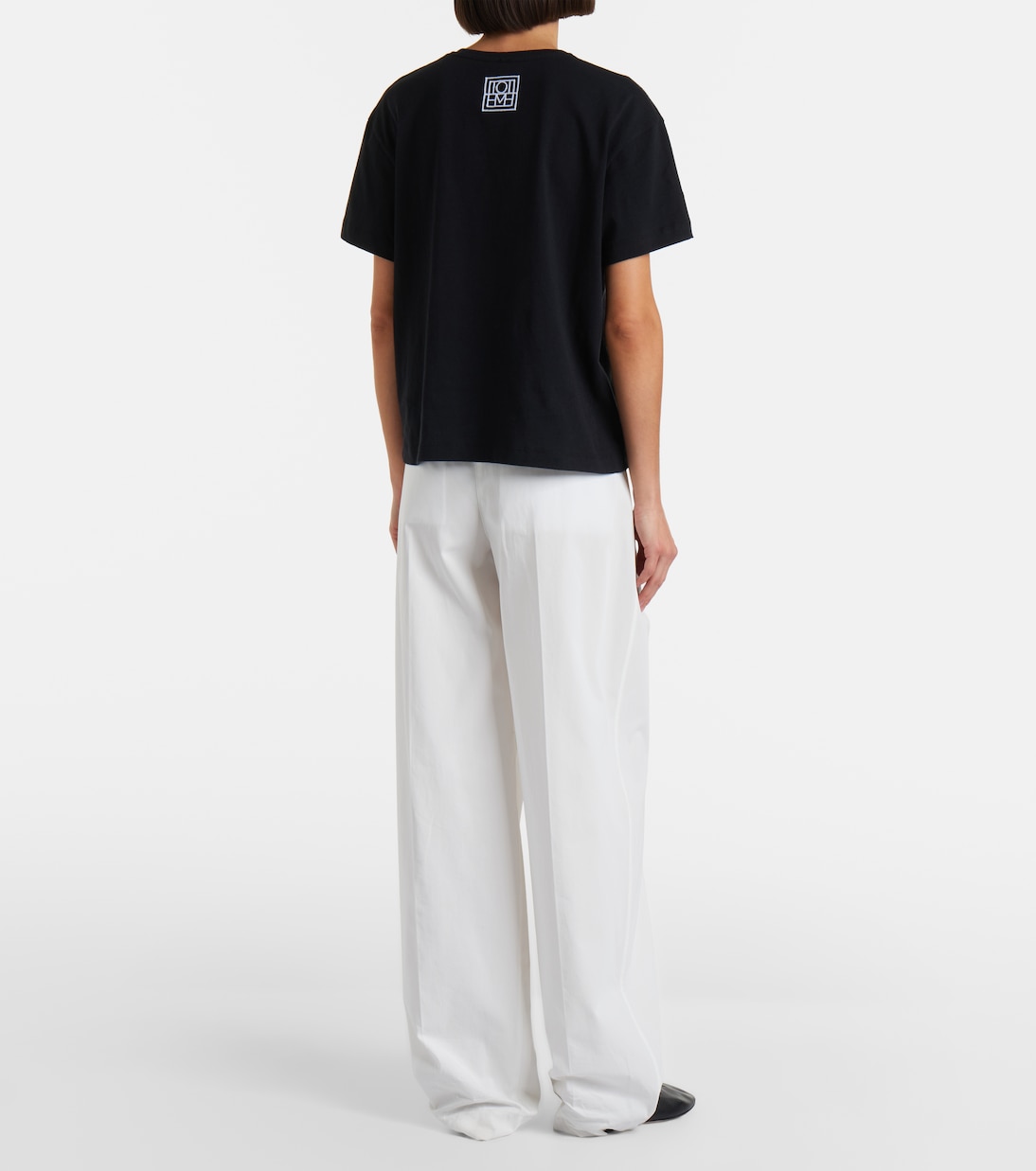 Weite Hose aus Baumwolle | Toteme