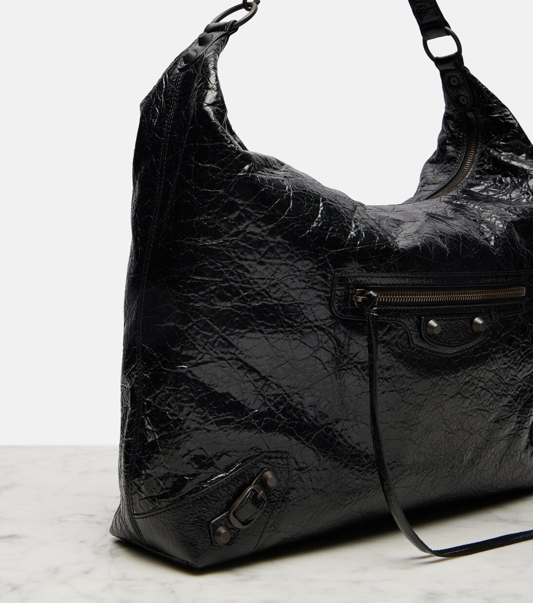 Le City Medium leather shoulder bag | Balenciaga
