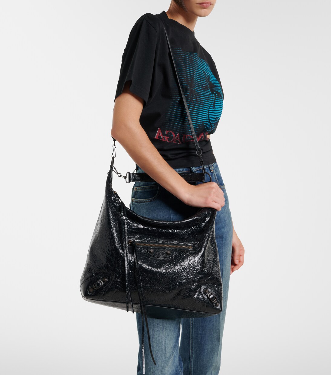 Le City Medium leather shoulder bag | Balenciaga