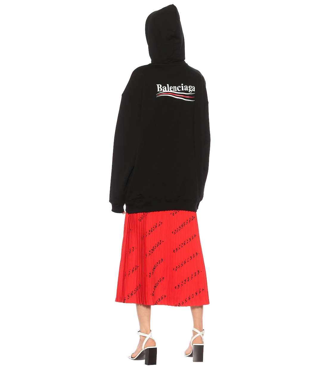 Logo cotton hoodie | Balenciaga