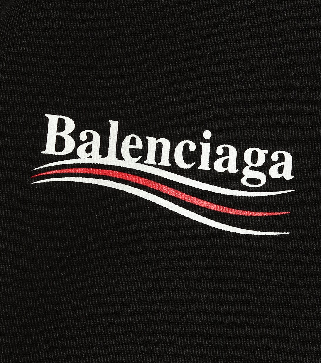 Logo cotton hoodie | Balenciaga