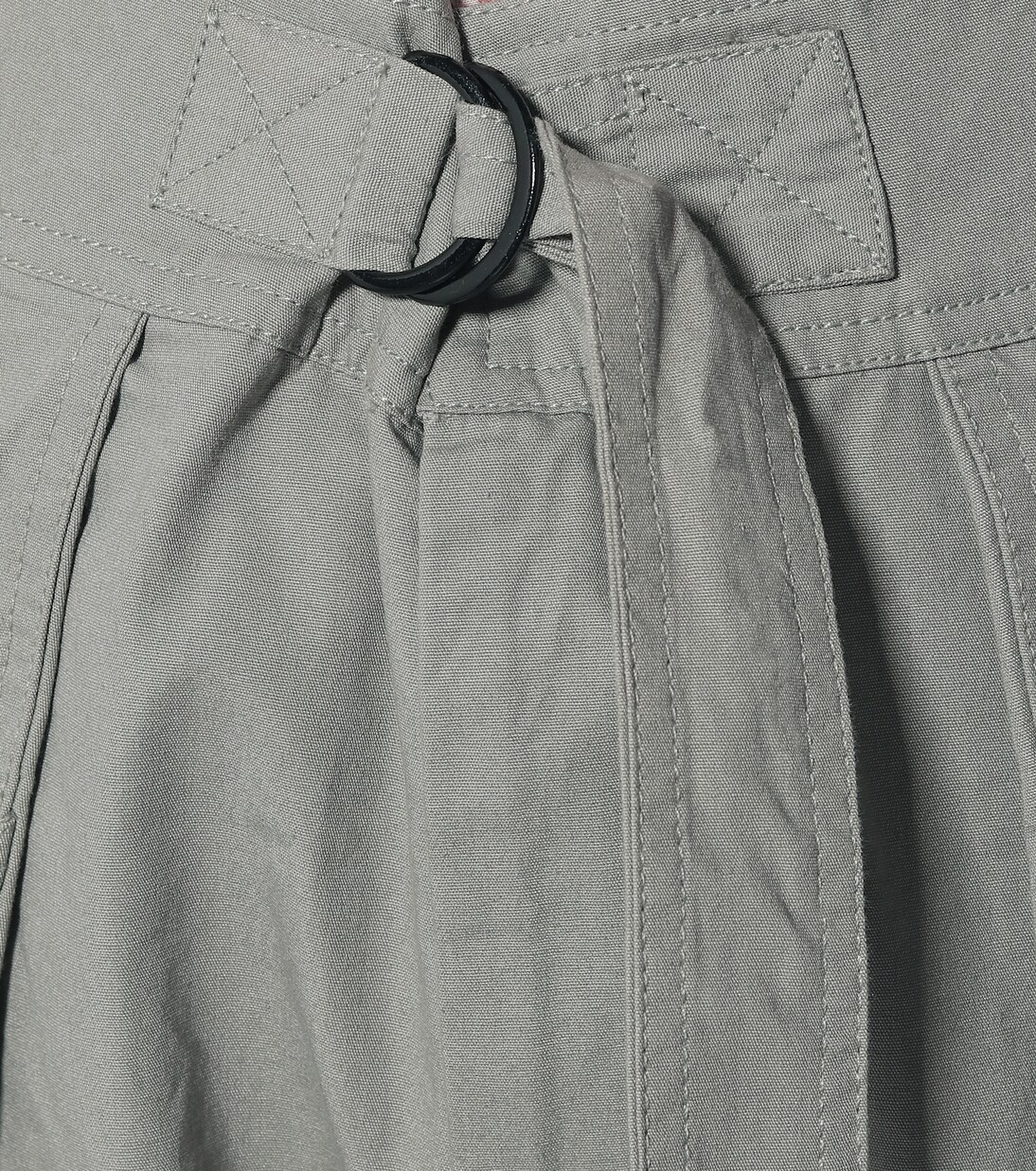 Pantalon paper bag Zilyae à taille haute en coton | Marant Etoile